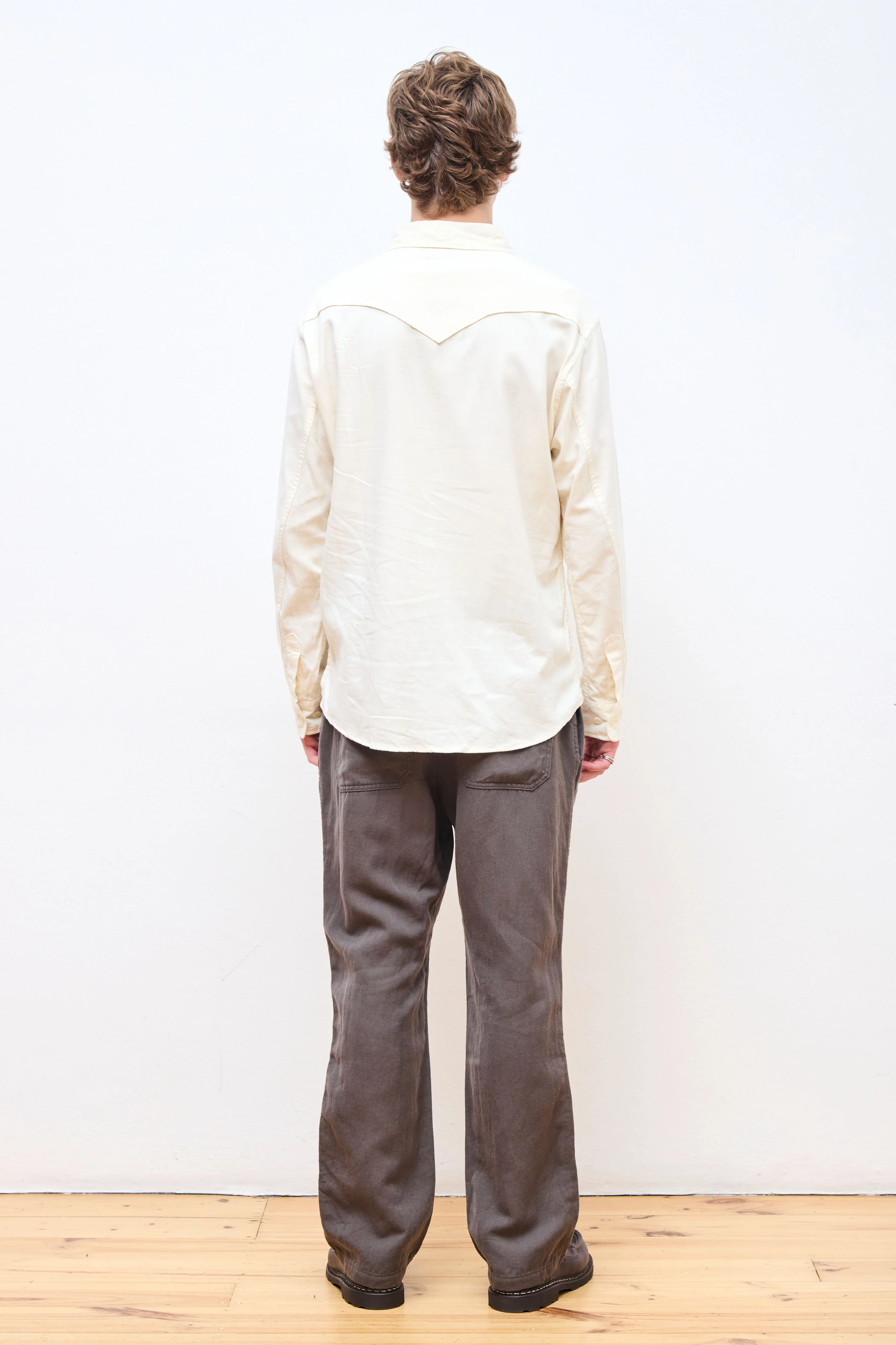 Explorer Shirt Cotton Silk Off White - Image 8