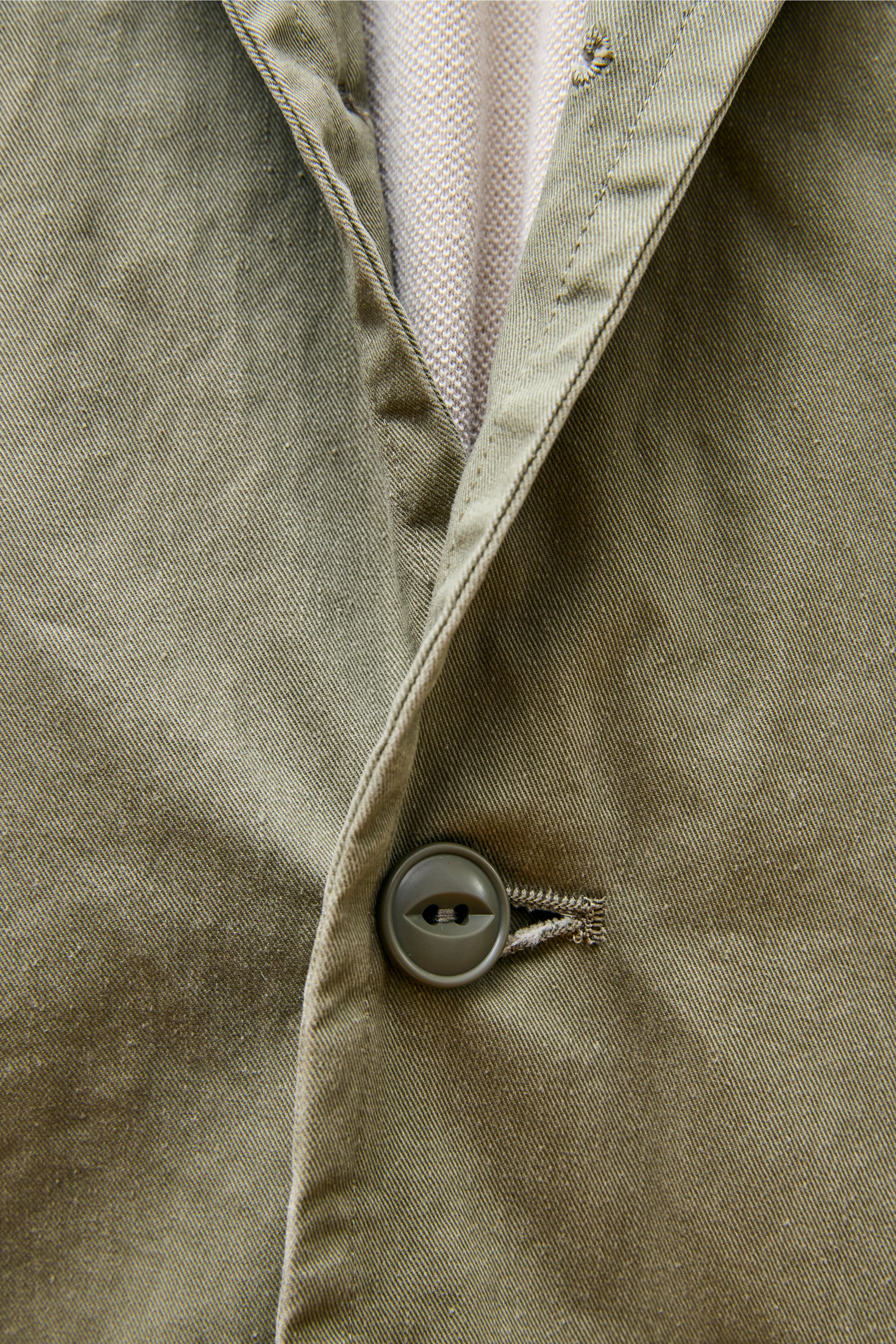 Officer 5B Jacket
Cotton Chino Cloth Khaki - Image 4