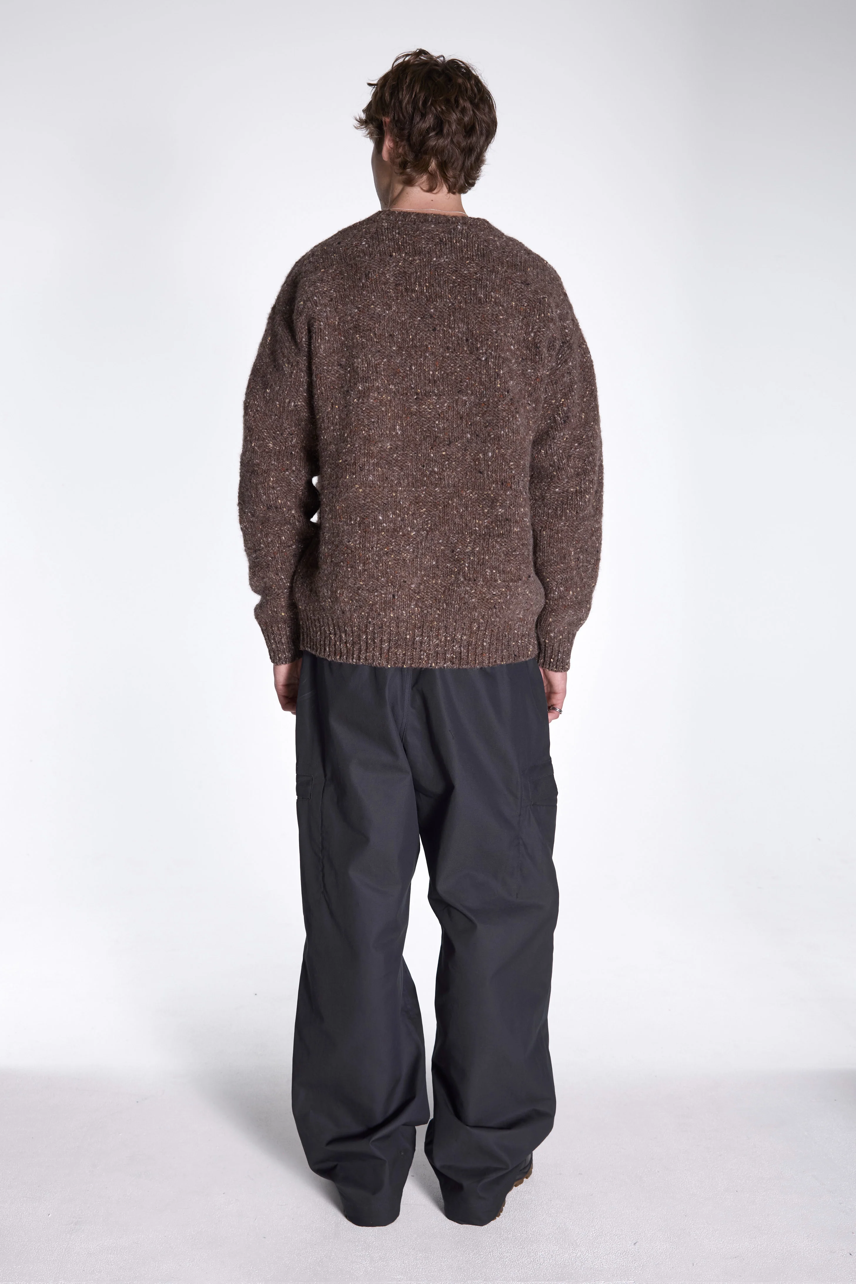Jonas Donegal Diamond Sweater Seal Brown - Image 6