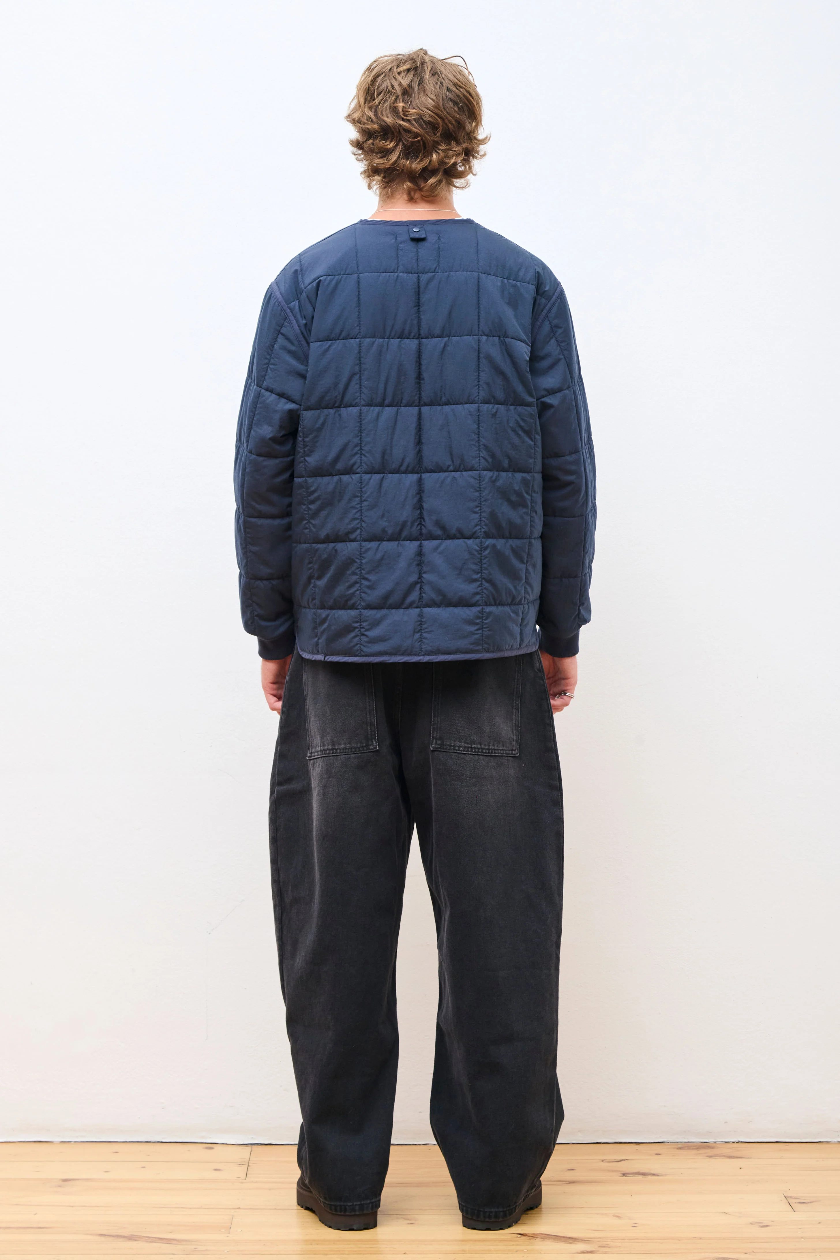 Military Liner Jacket Dark Navy - Image 7