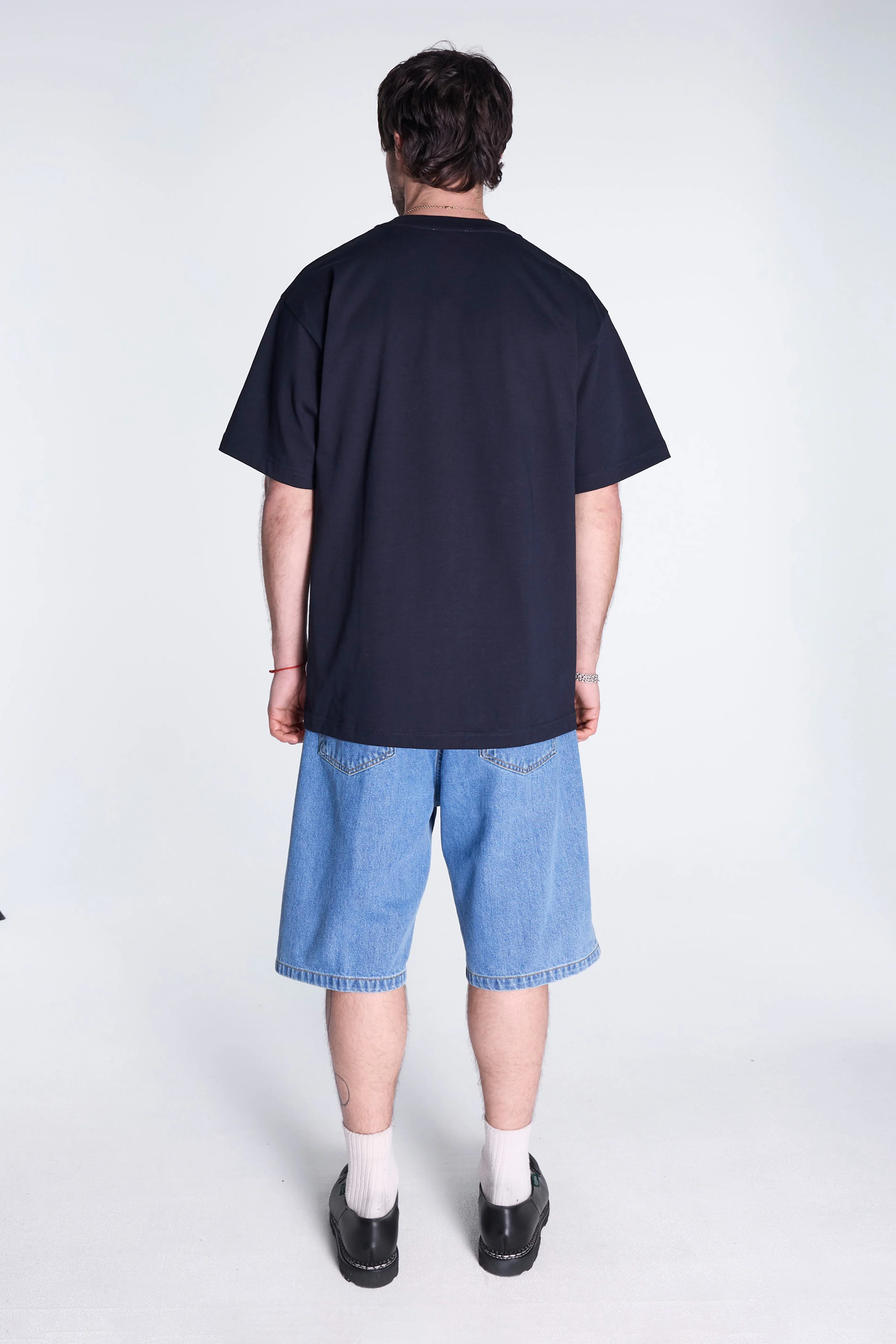 Norse Standard Heavy Loose T-shirt Dark Navy - Image 5