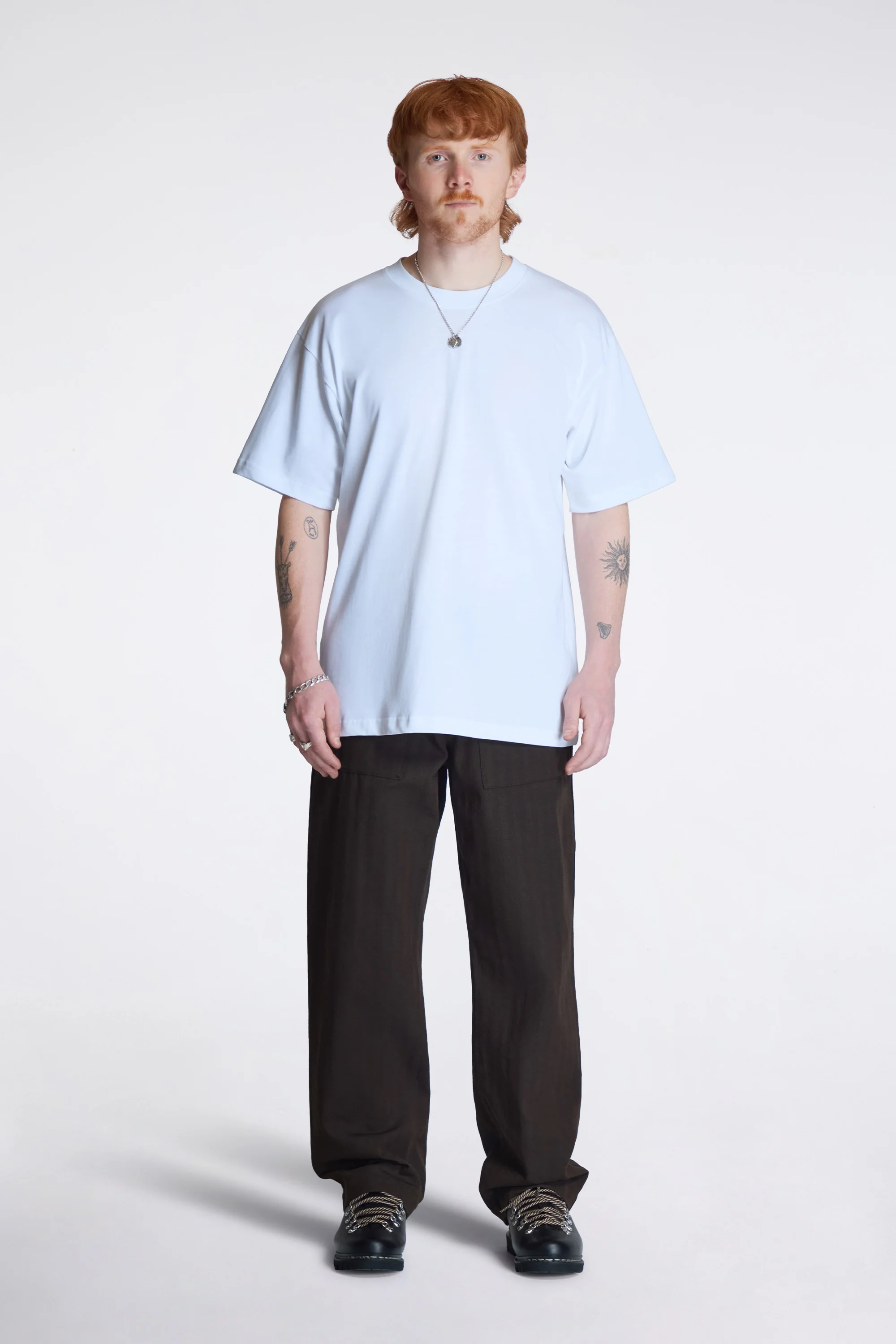 Norse Standard Heavy Loose T-shirt White - Image 5