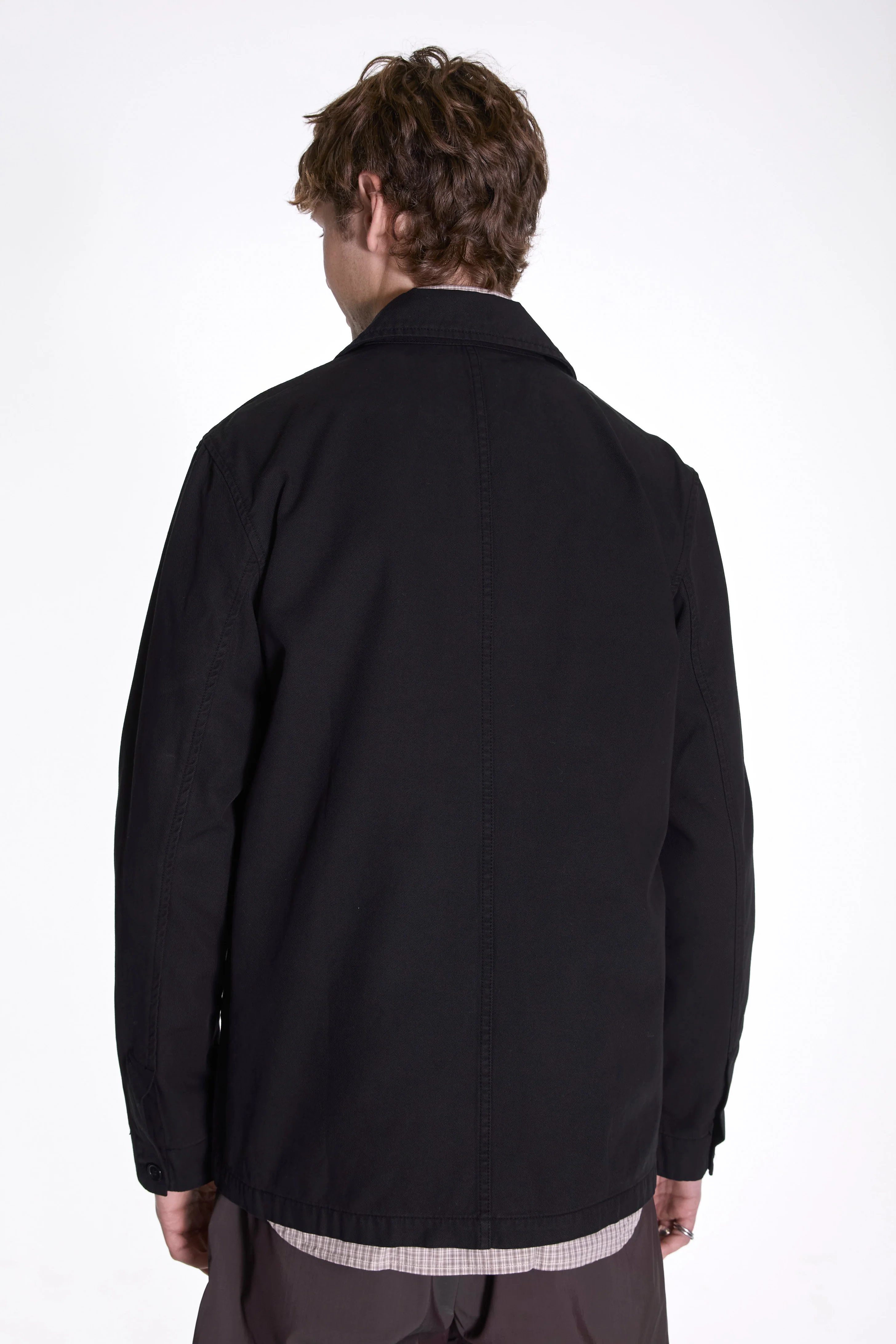 Norse Standard Twill Overshirt Black - Image 2