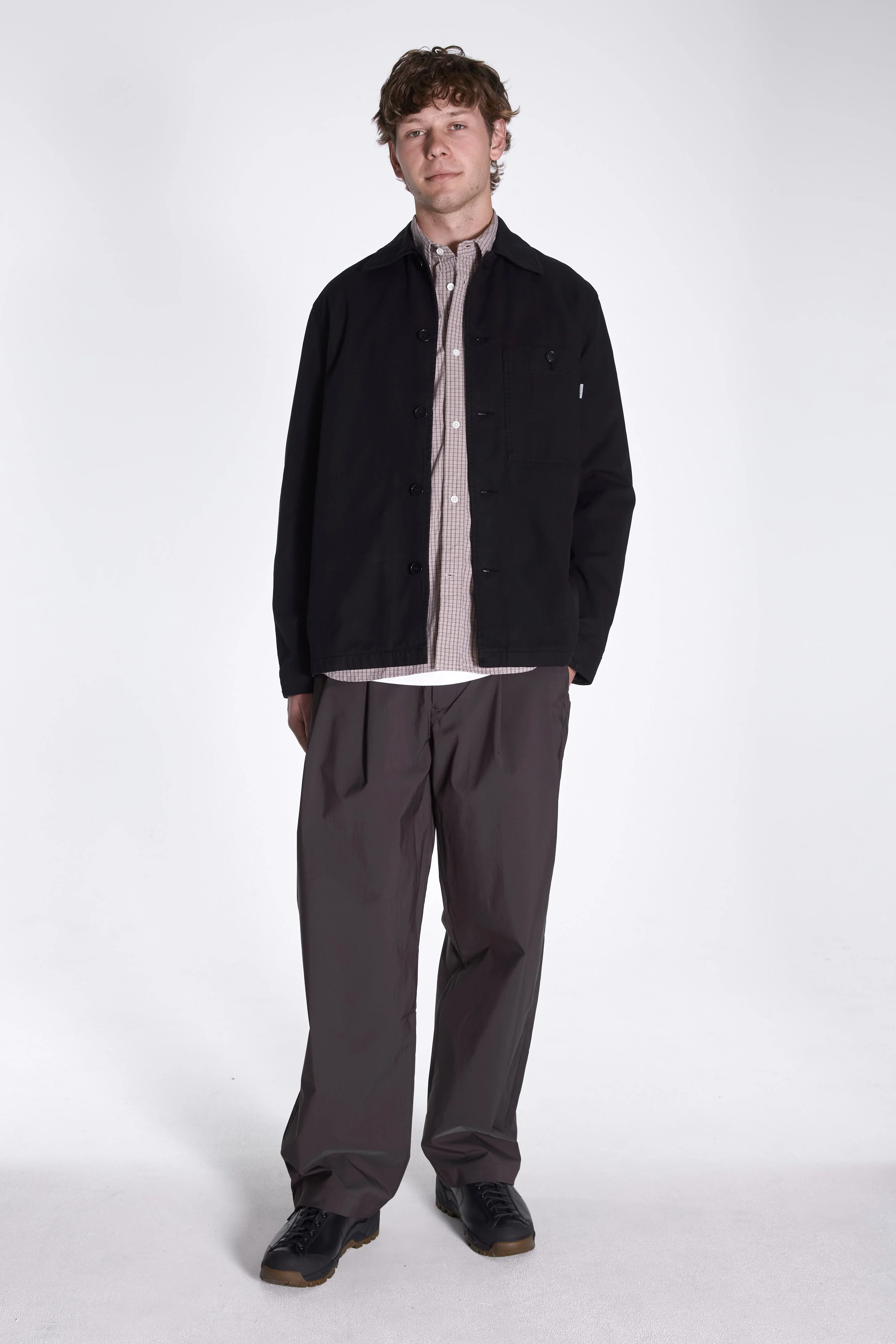 Norse Standard Twill Overshirt Black - Image 5