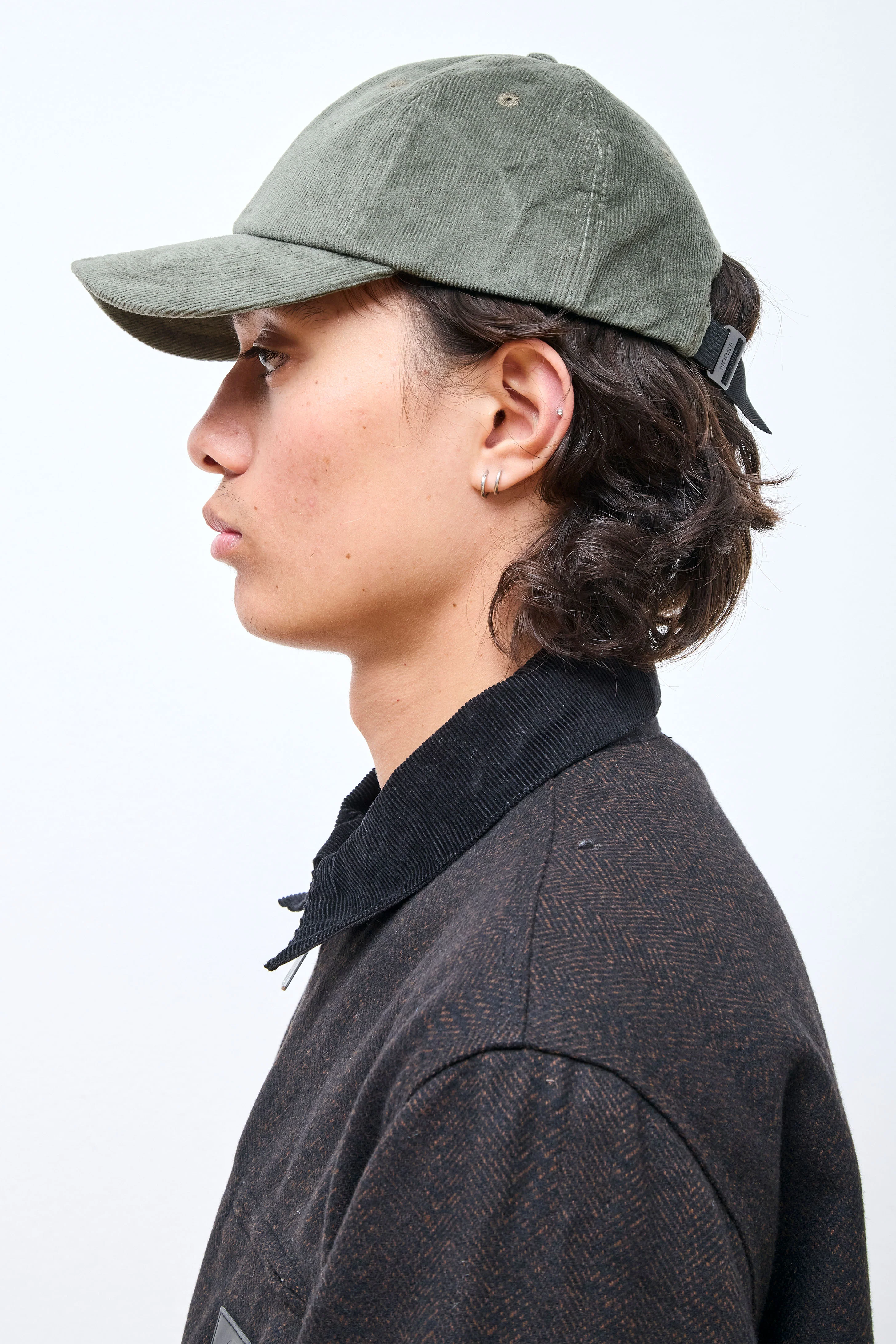 Solotex Corduroy Sports Cap Ivy Green - Image 3