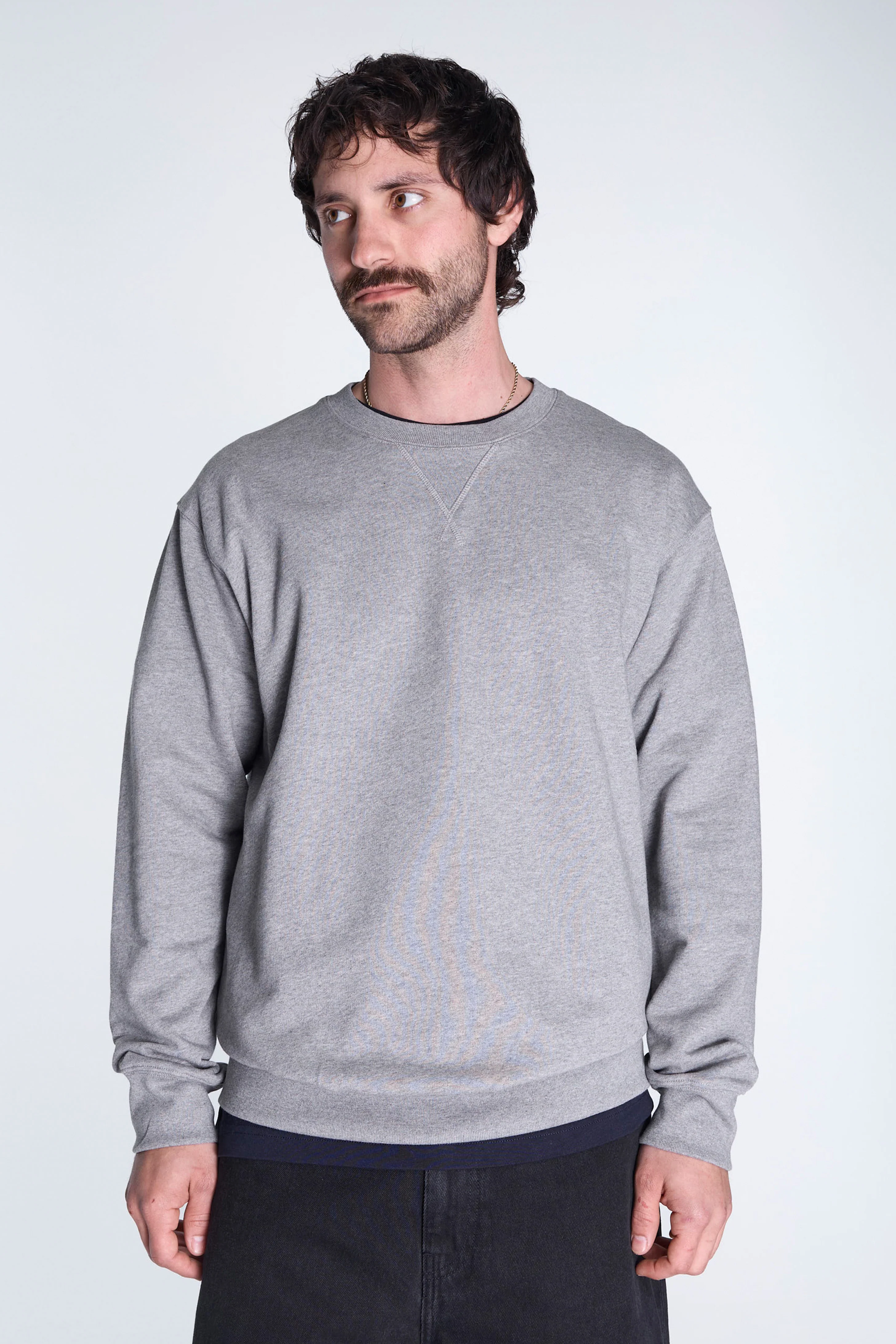 Norse Standard Sweatshirt Grey Melange - Image 2
