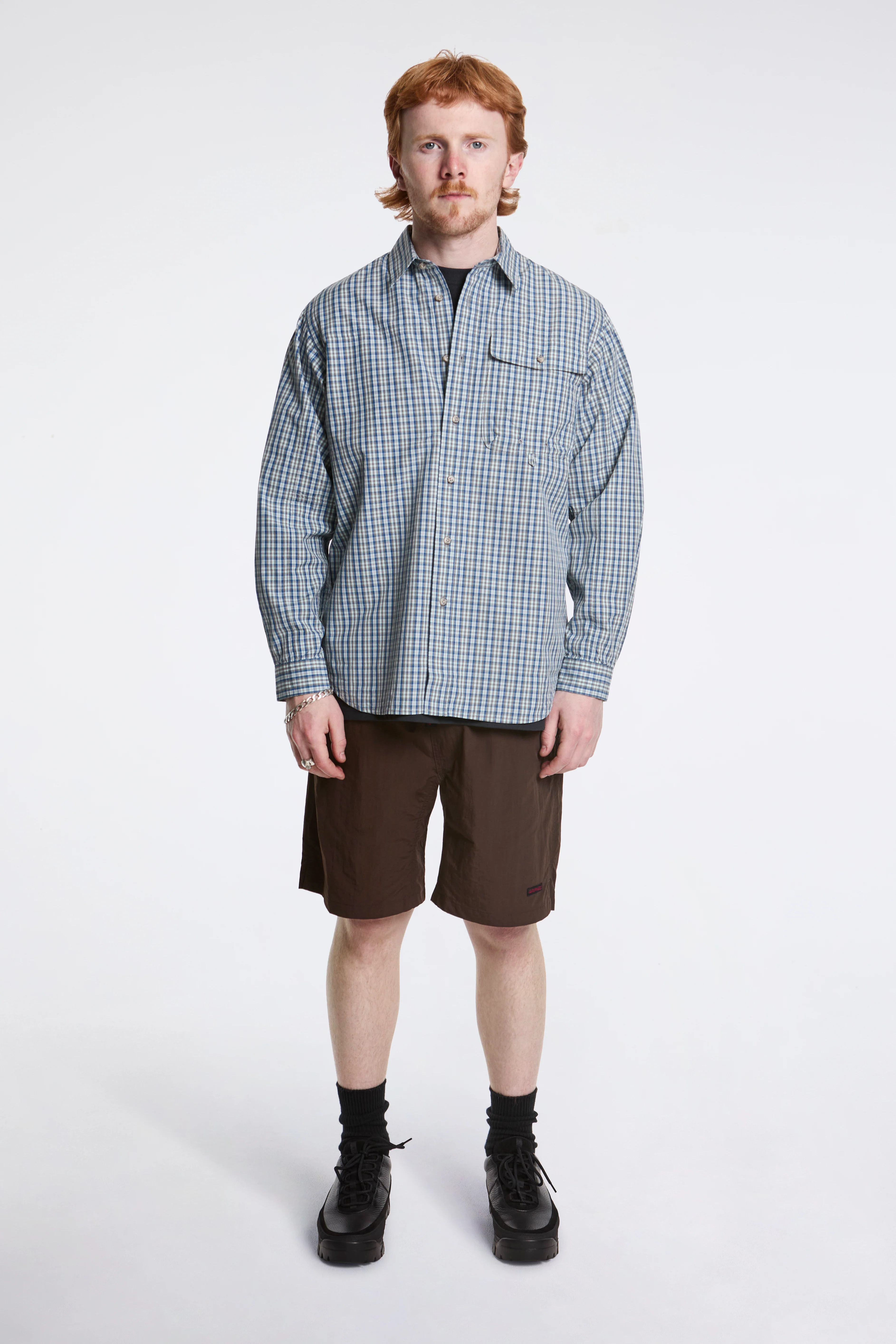 Nylon Packable G-Short Chocolate