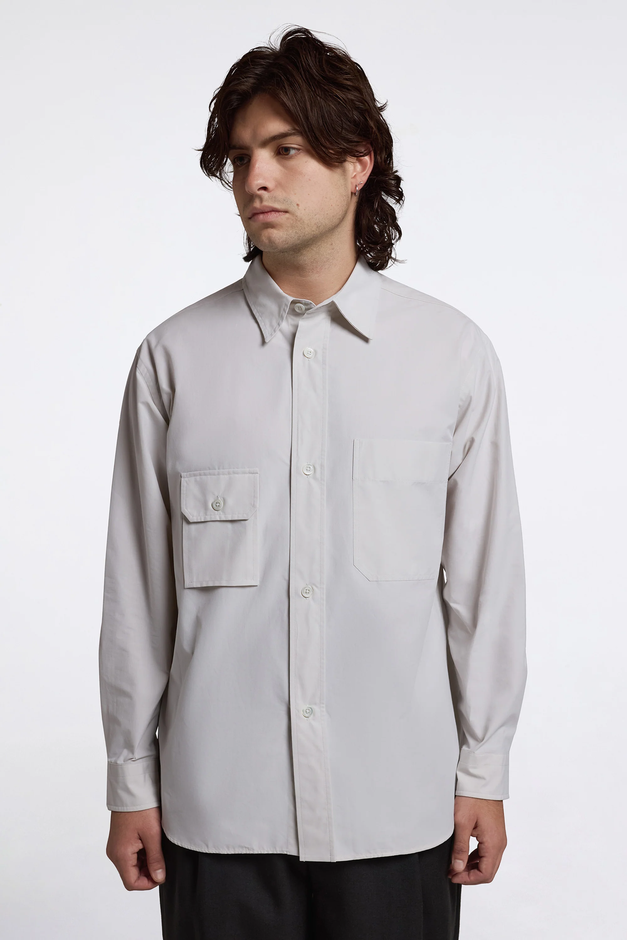 Odd Pocket Shirt Parchment