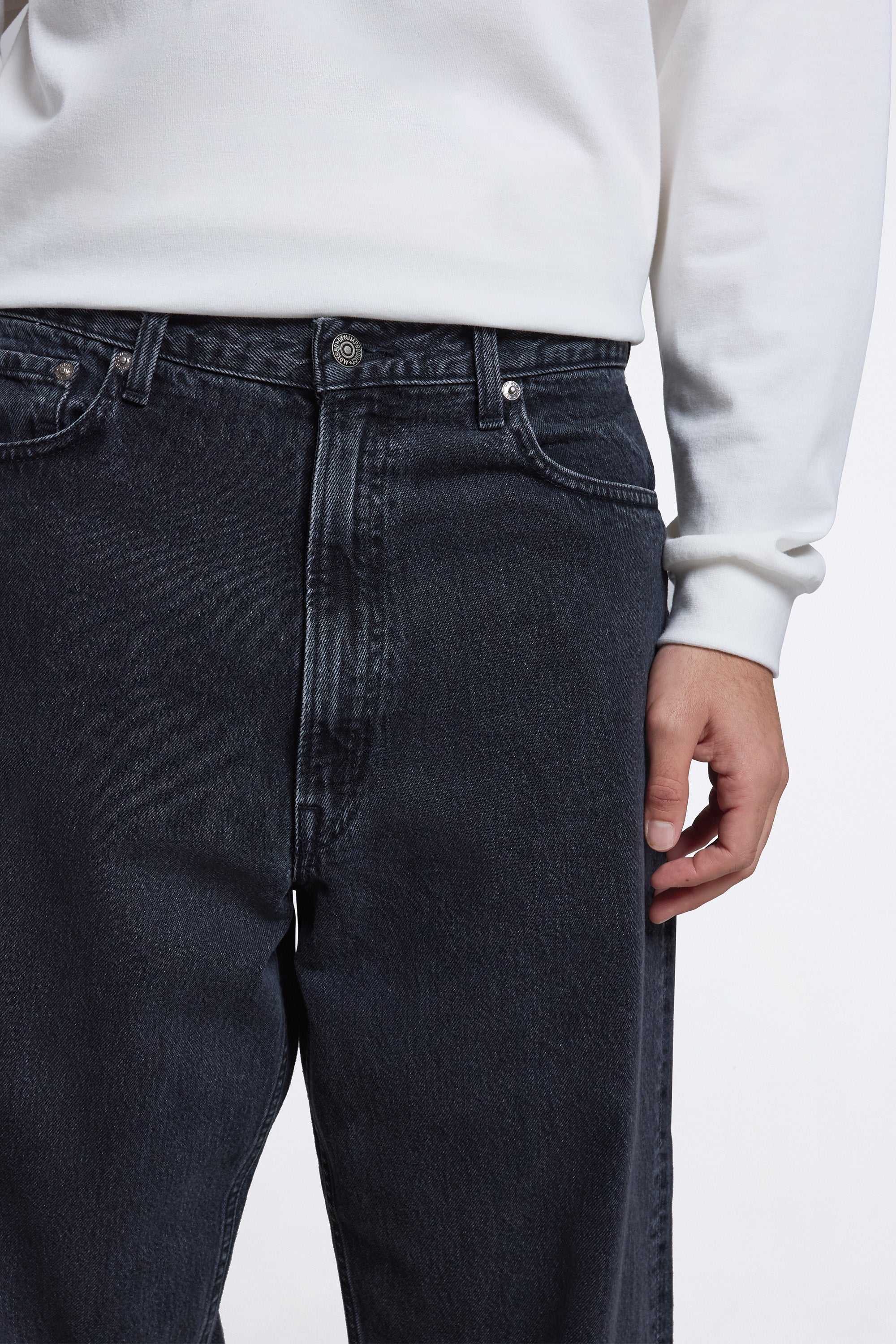 Super Dad's Denim Pants Black Denim Stone - Image 3
