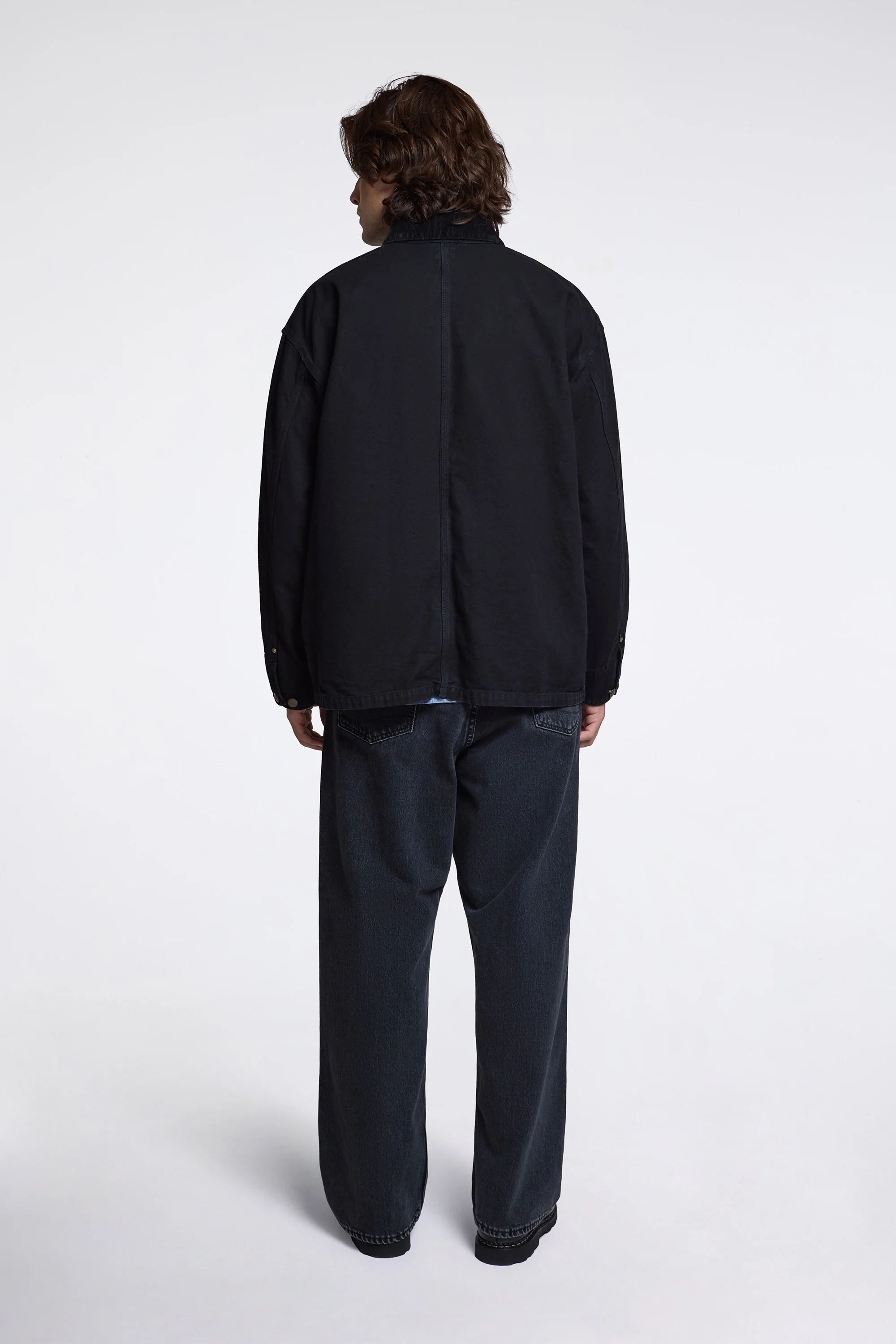Super Dad's Denim Pants Black Denim Stone - Image 6