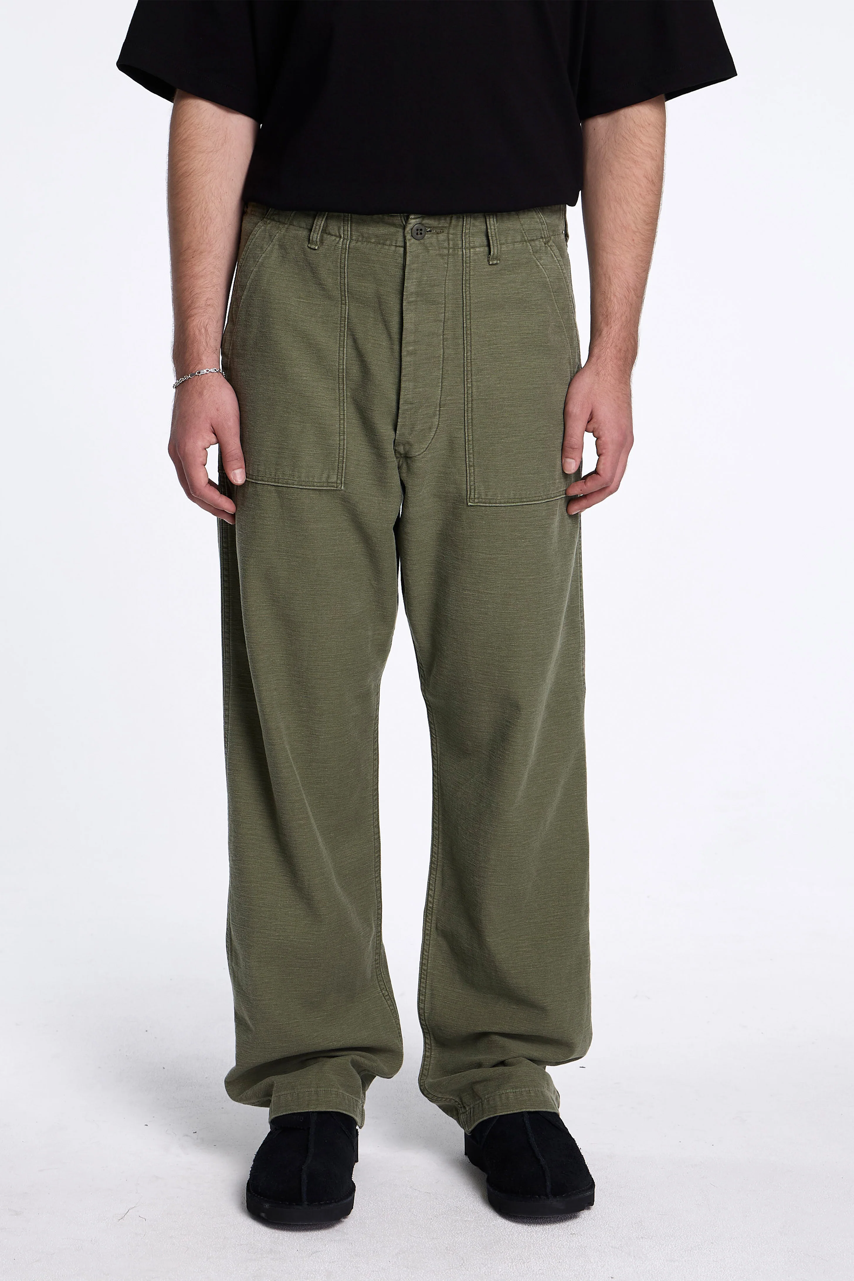 Used Wash Vintage Fit Fatigue Pants - Image 2