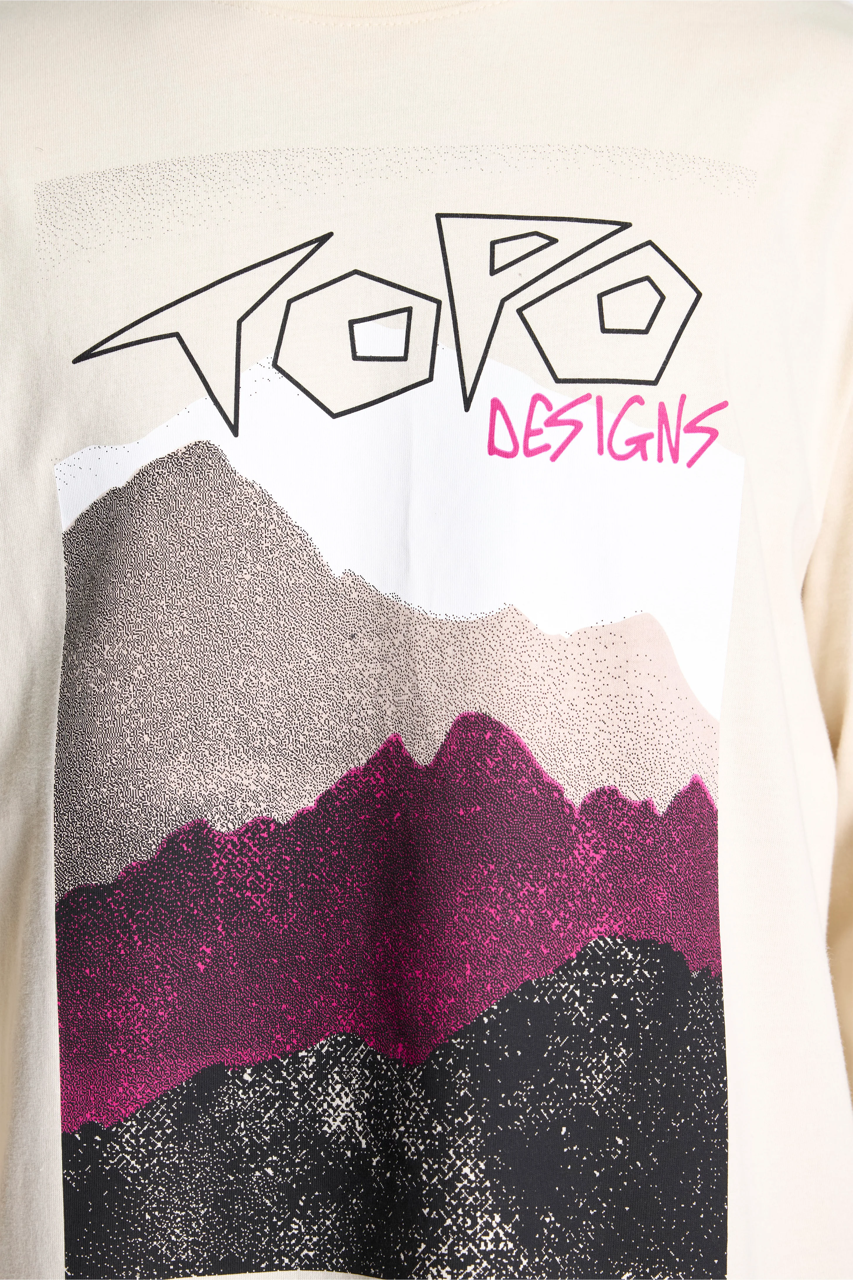 Outlook Tee L/S Mens Bone White - Image 4