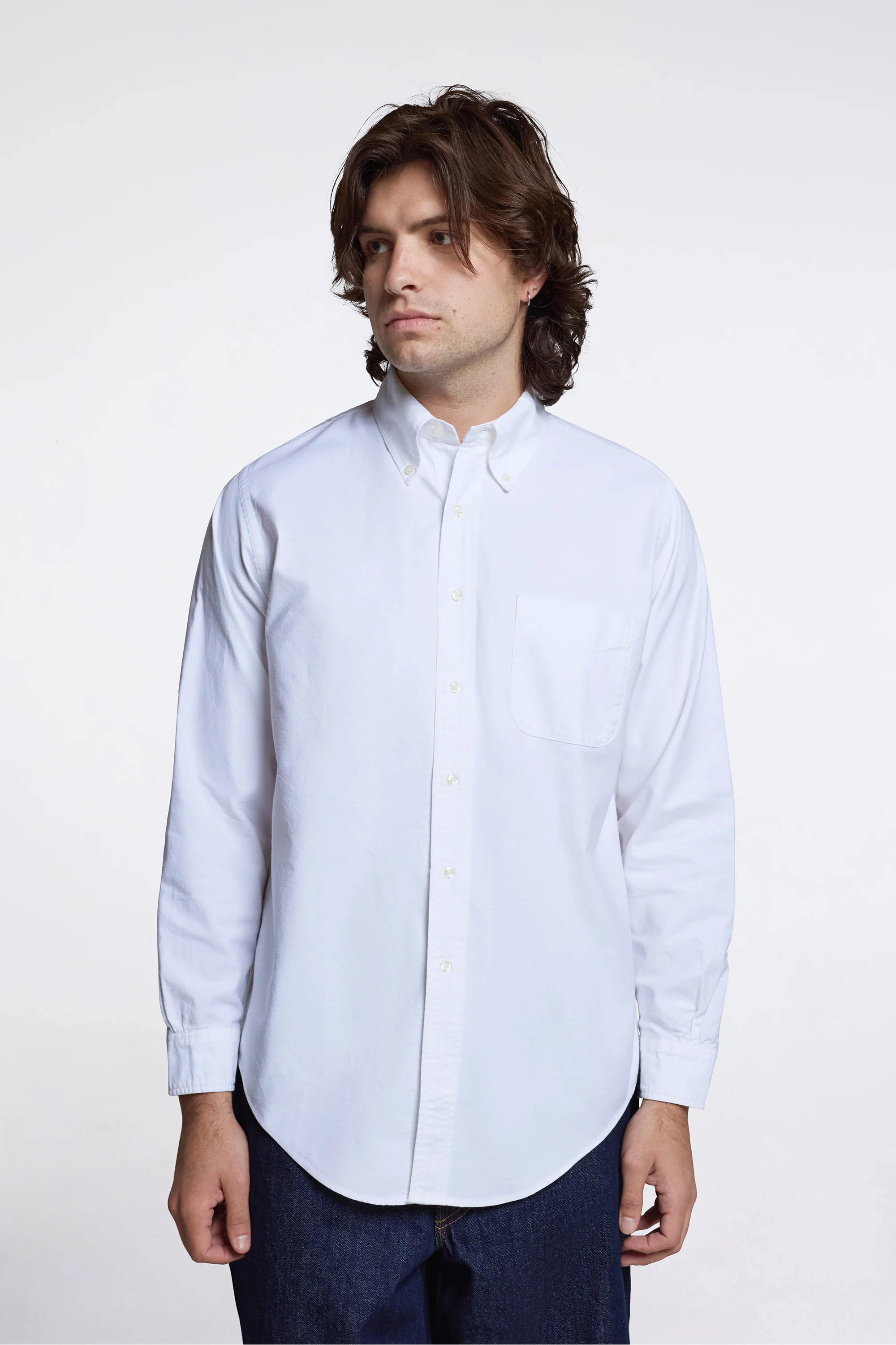 Oxford Standard BD Shirt White - Image 2