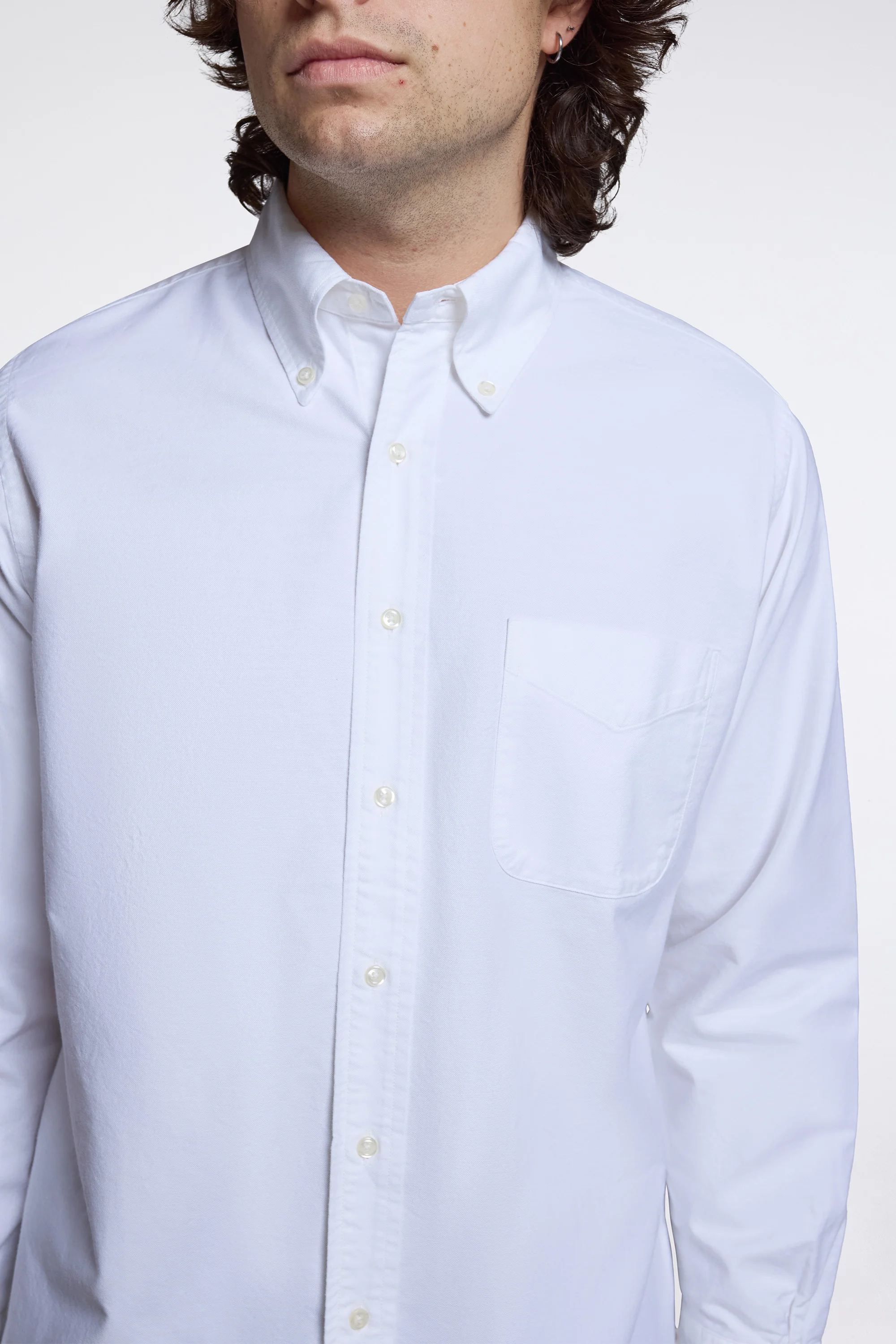 Oxford Standard BD Shirt White - Image 3