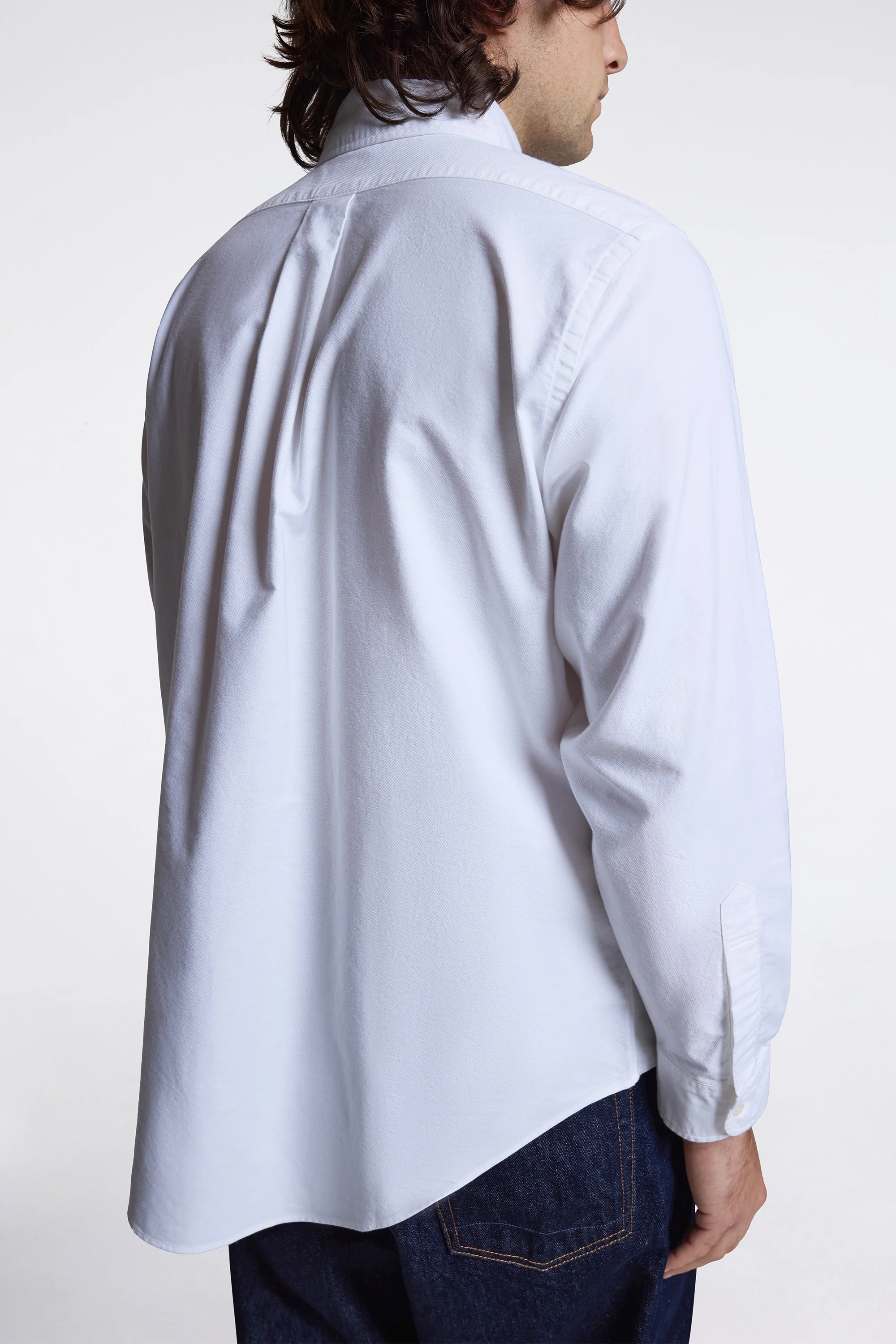 Oxford Standard BD Shirt White - Image 5
