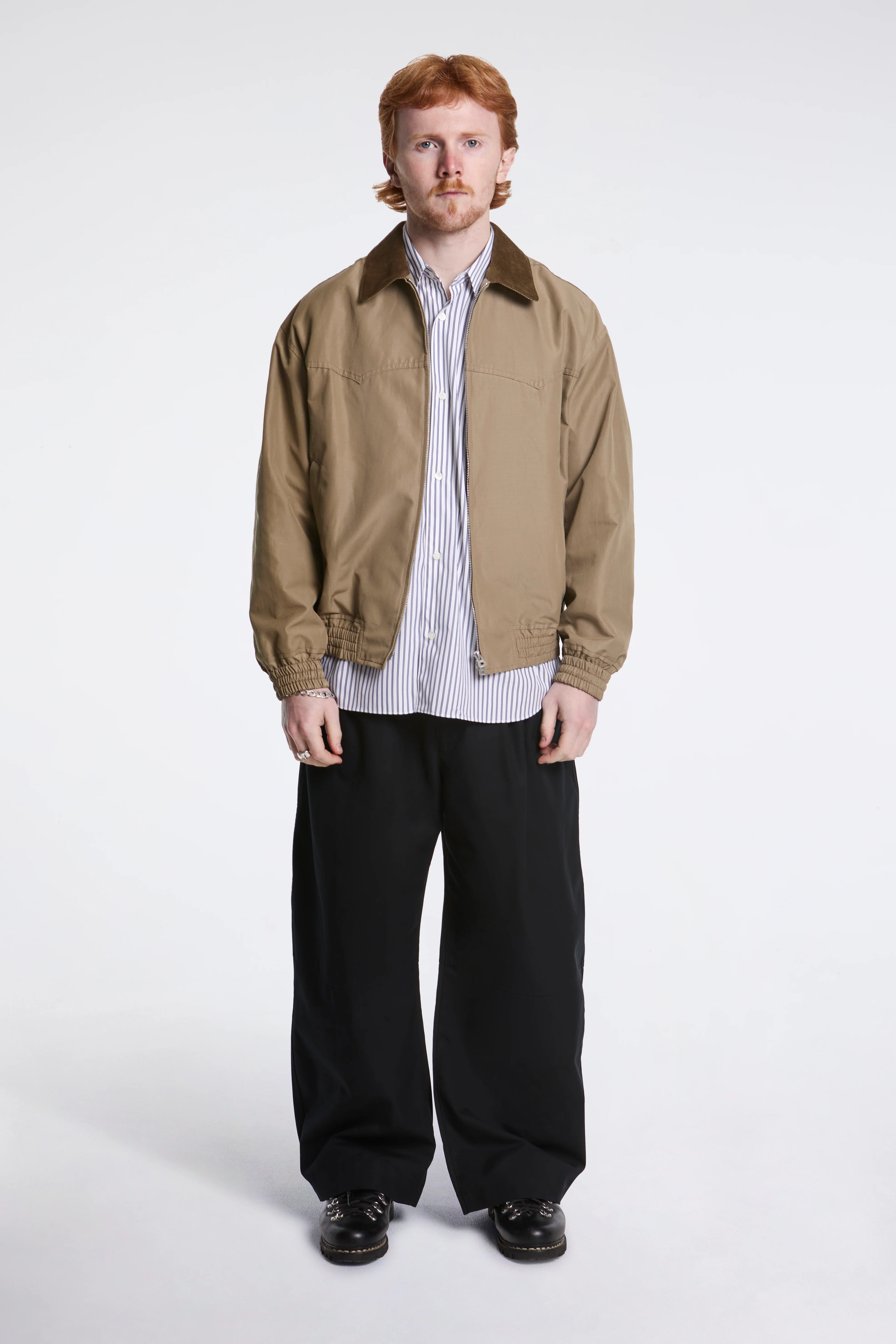 Panelled Trouser Black