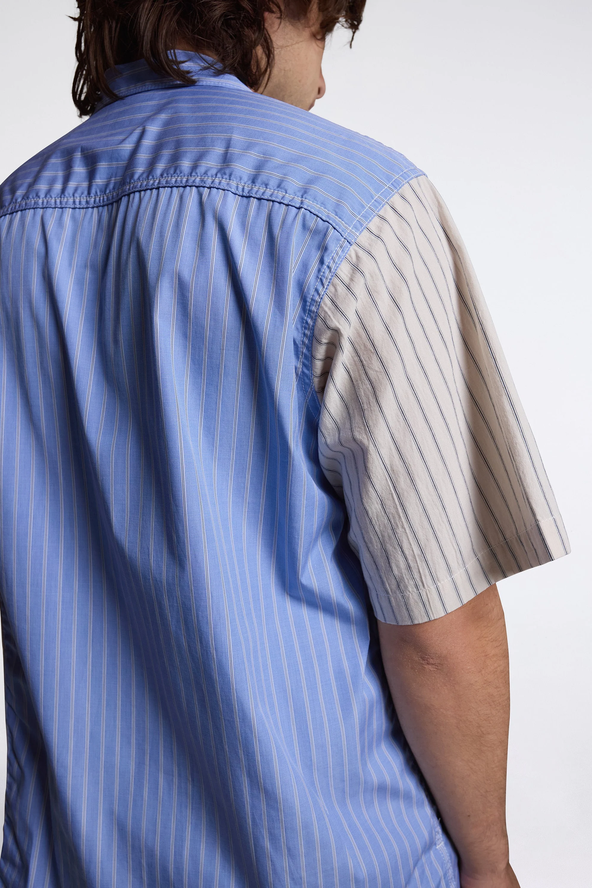 Patchwork SS Striped Shirt - Image 5