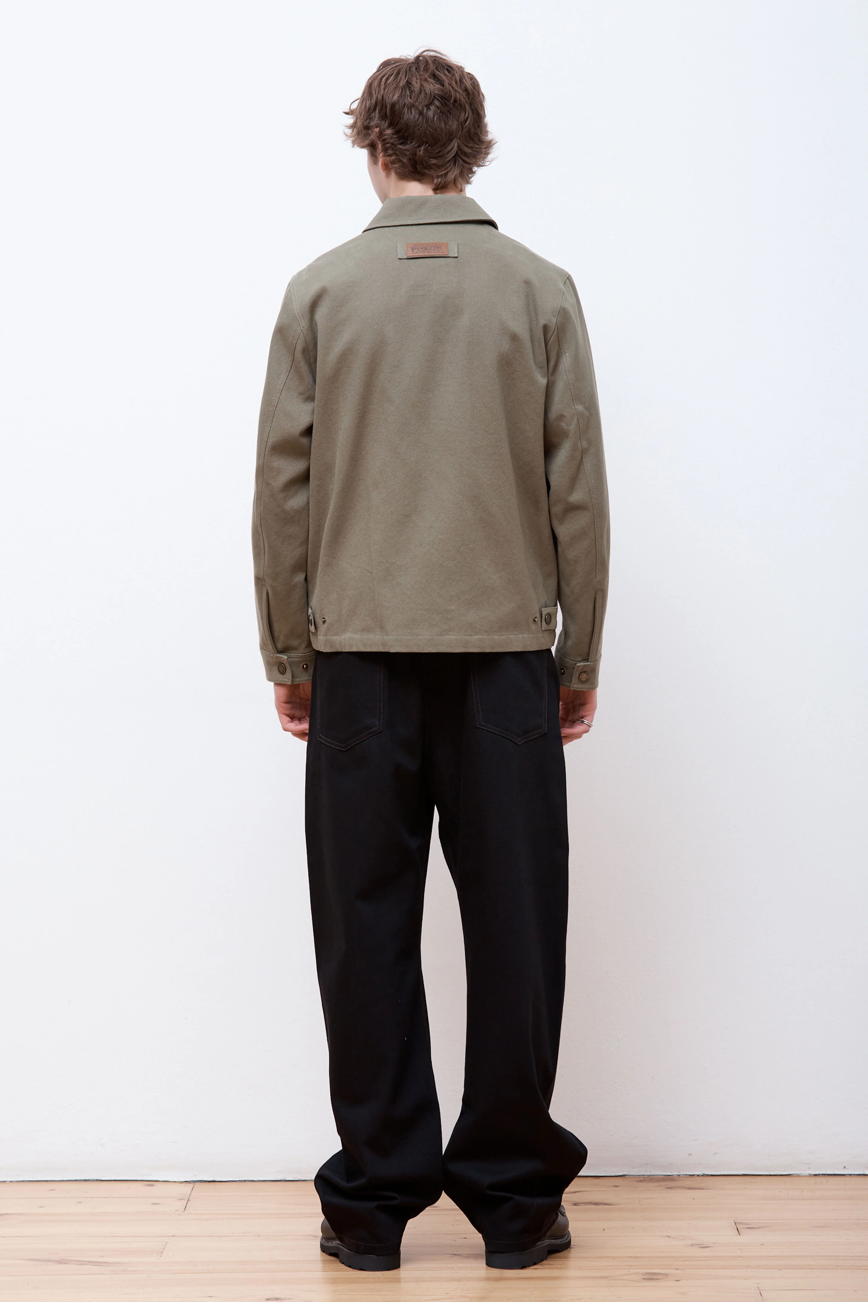 Stanwood-Canvas Jacket Lichen Green - Image 11
