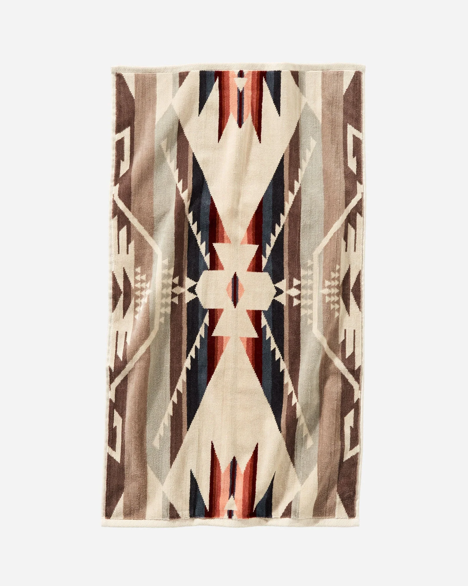 Jacquard Towel Collection White Sands Tan - Image 2