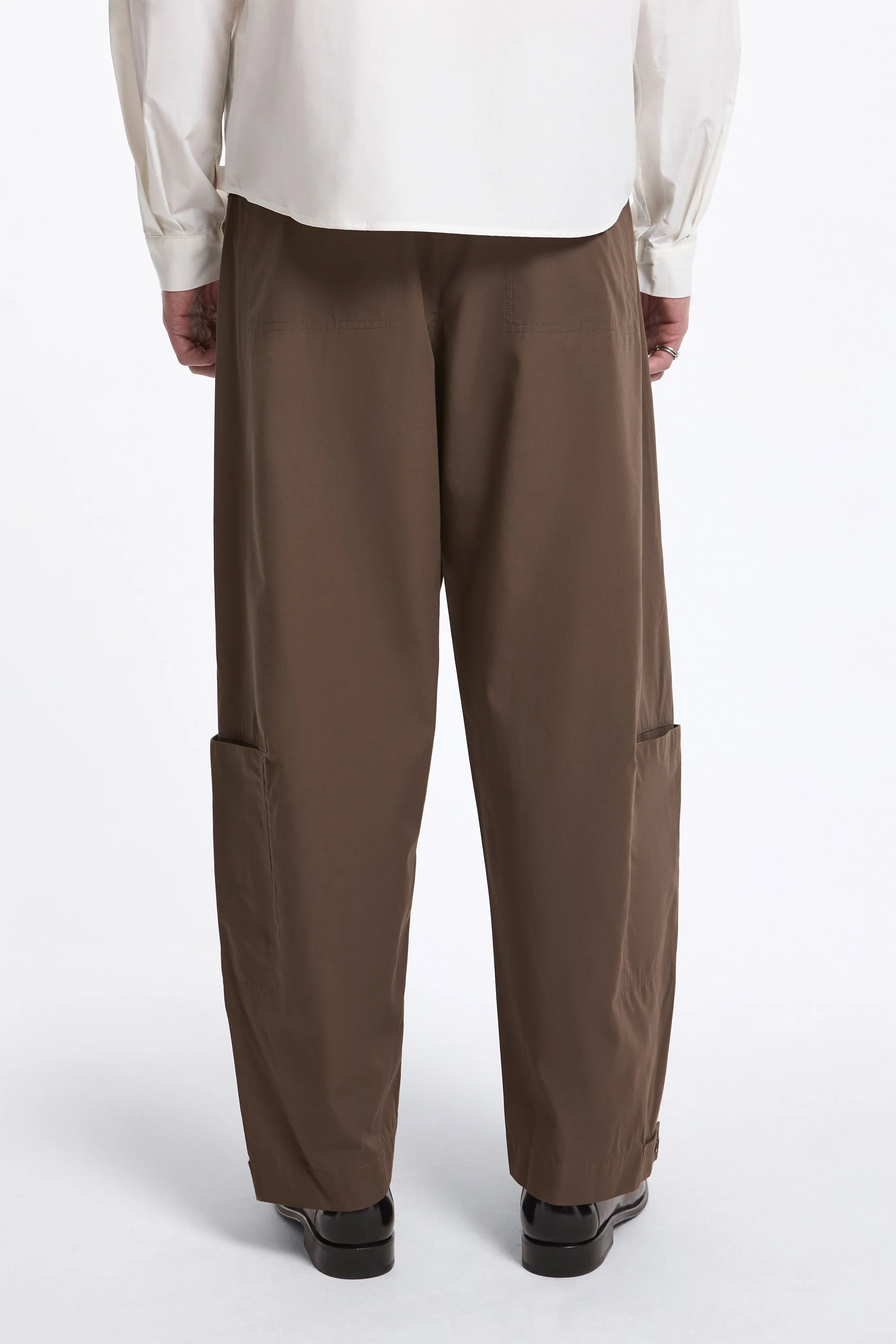 Pocket Banding Pants Brown - Image 2