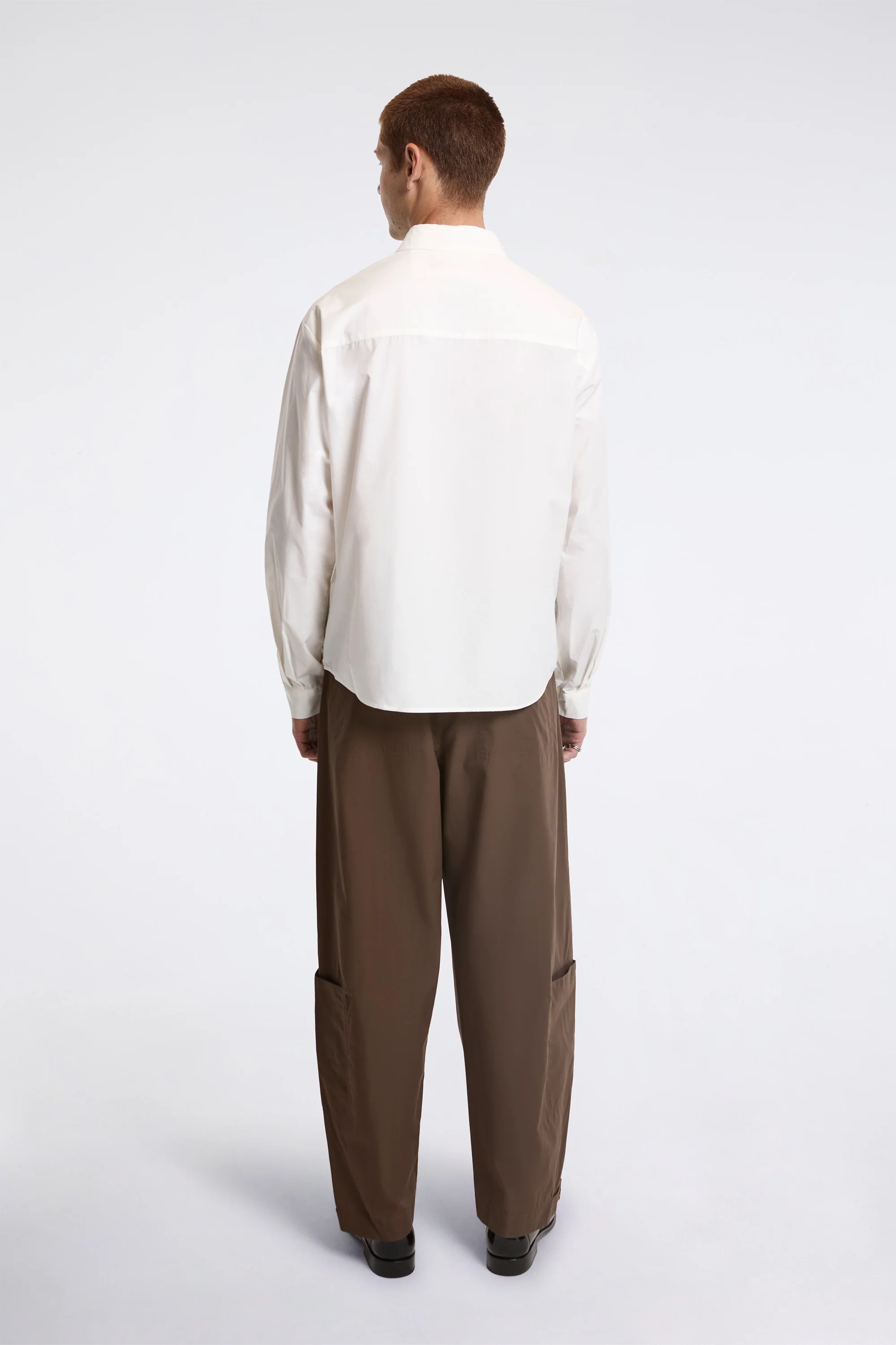 Pocket Banding Pants Brown - Image 7