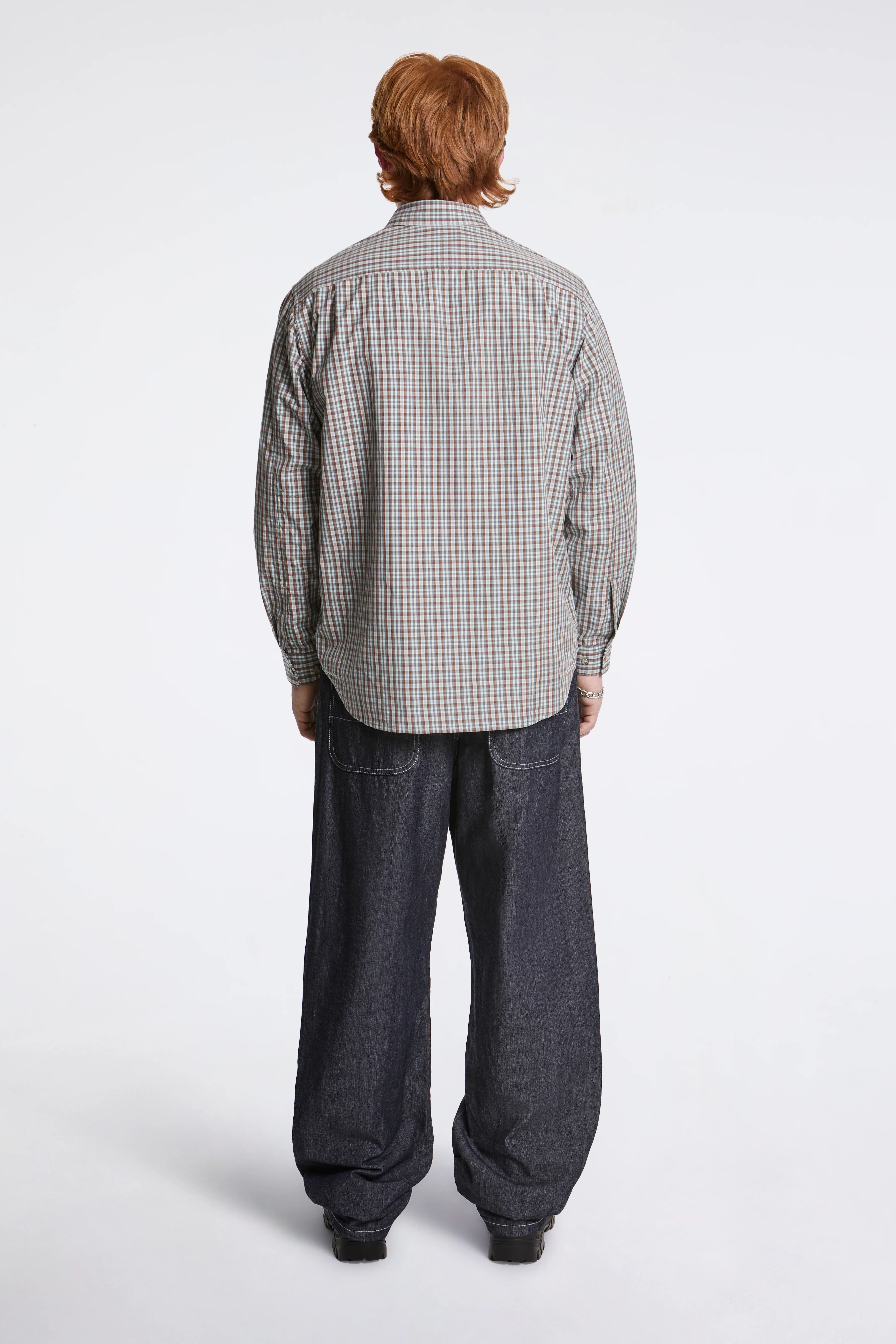 Poplin Millwood Shirt Brown - Image 5