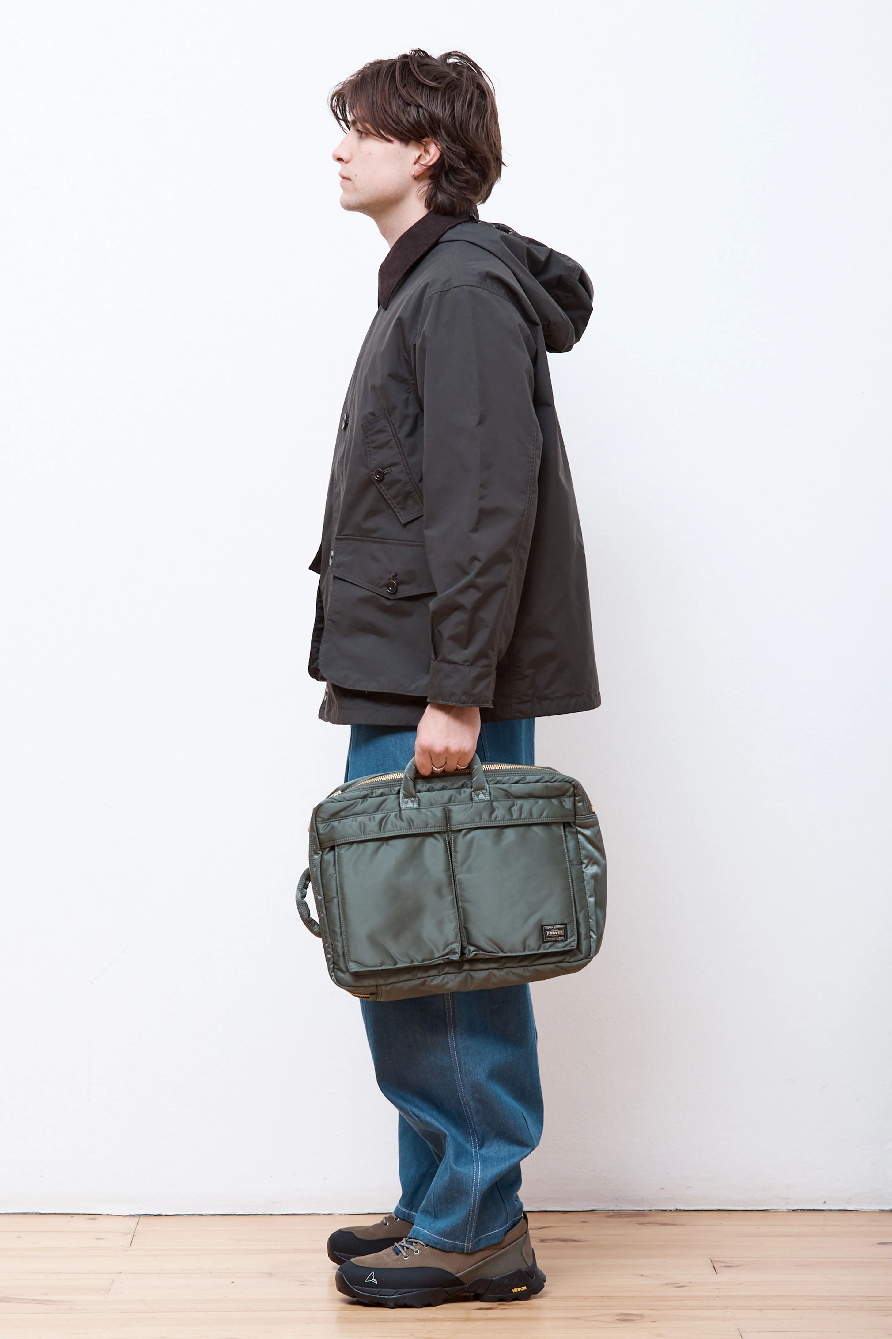 New Tanker 3Way Document Bag Sage Green - Image 2