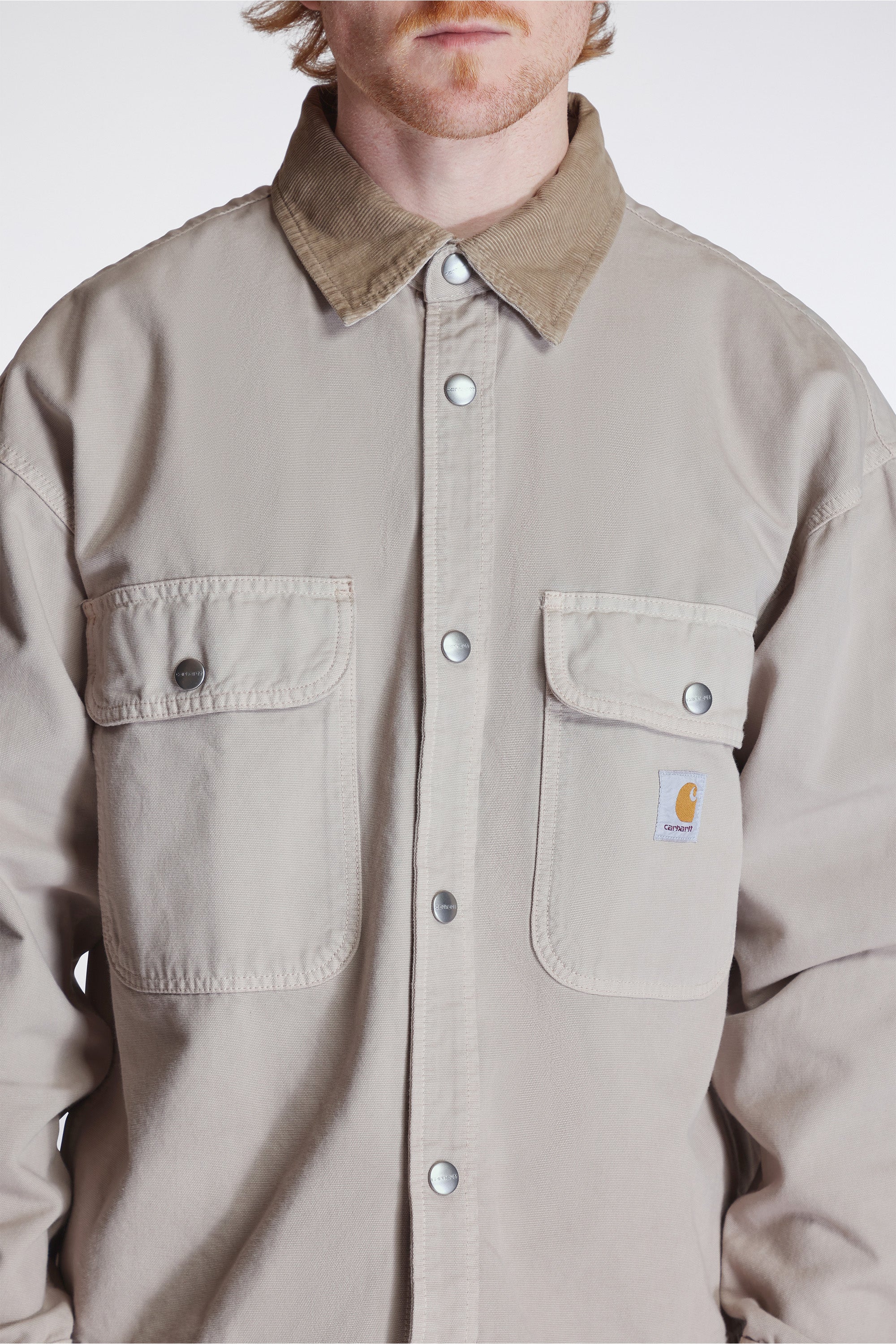 Prescott Shirt Jacket String/Leather - Image 3
