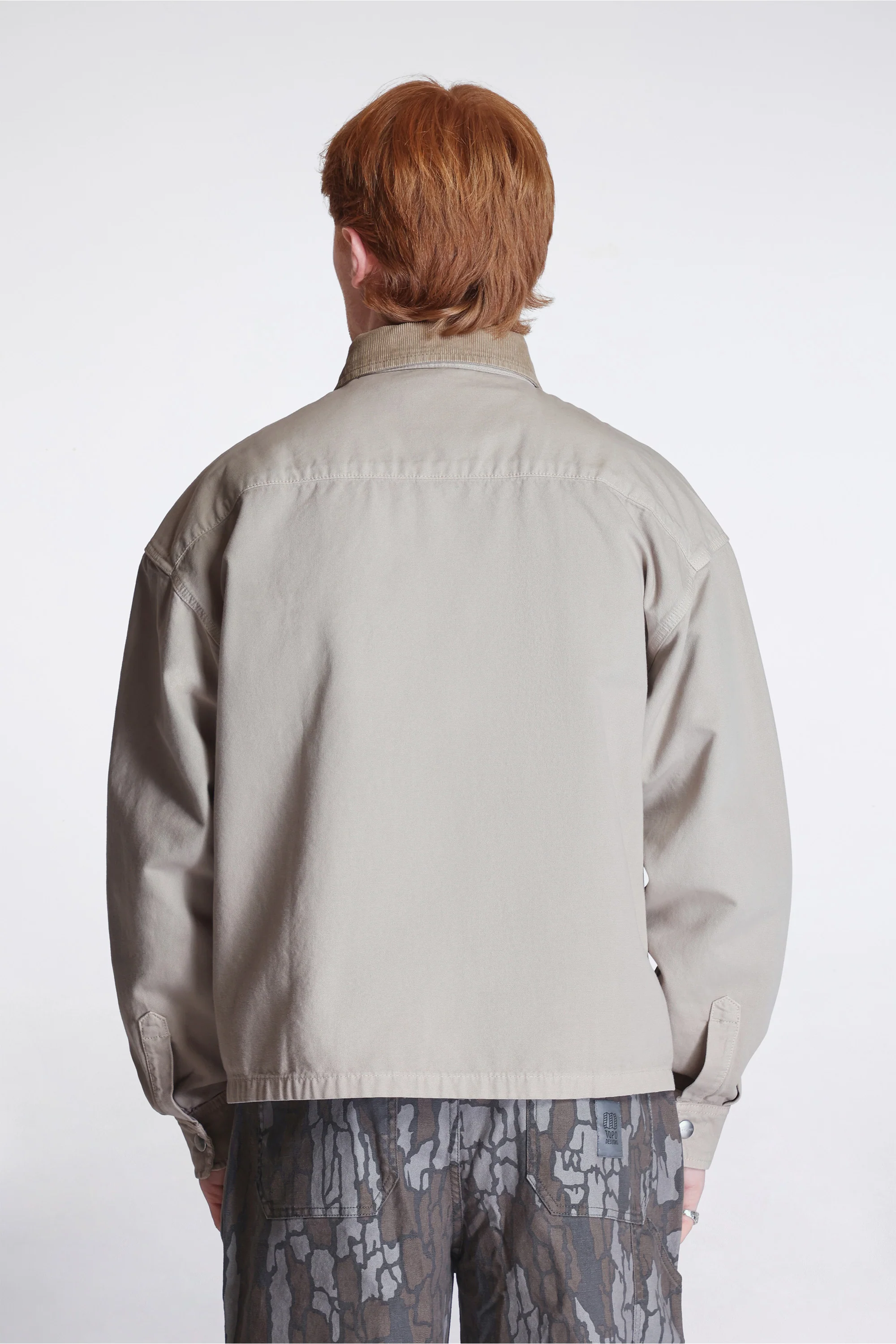 Prescott Shirt Jacket String/Leather - Image 7