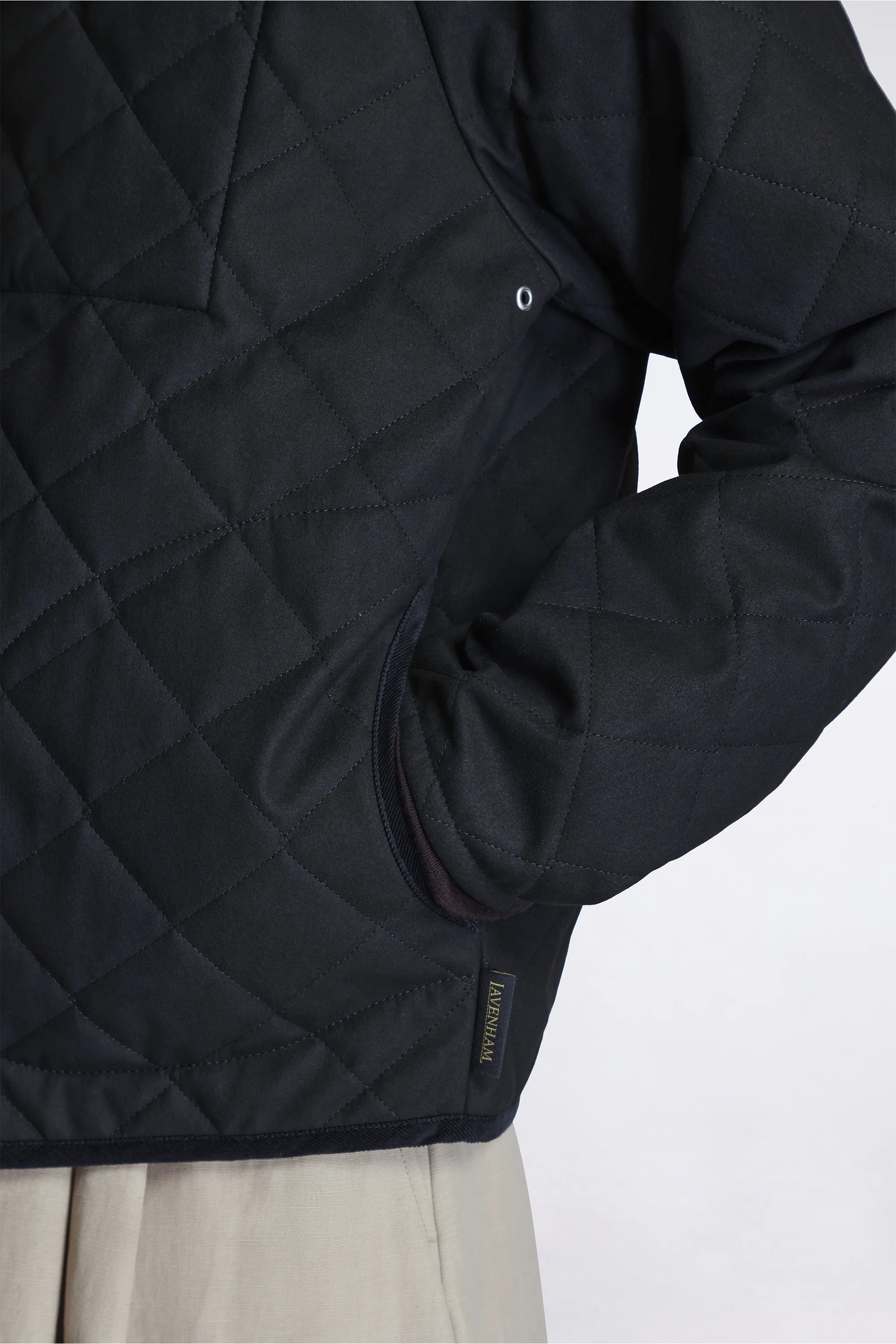 Raglan Teynham Jacket Mens Black - Image 4
