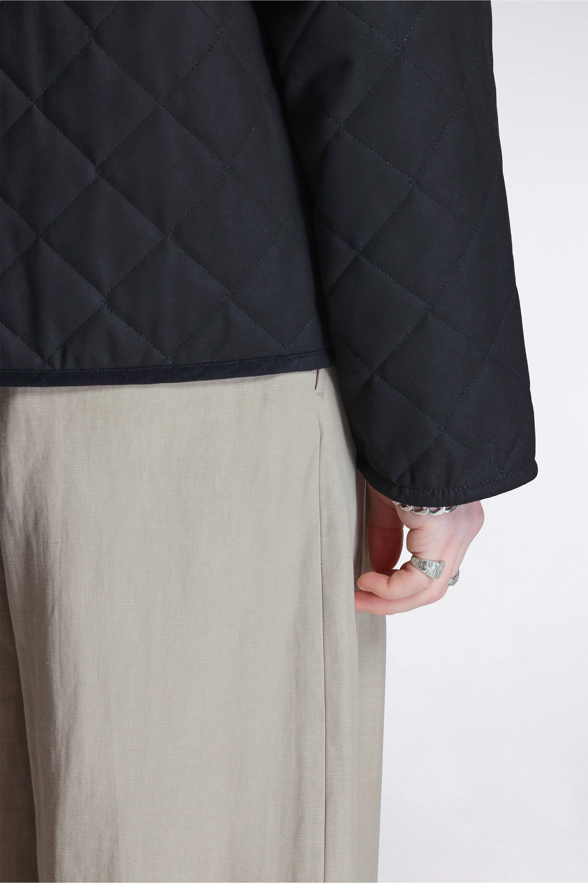 Raglan Teynham Jacket Mens Black - Image 6