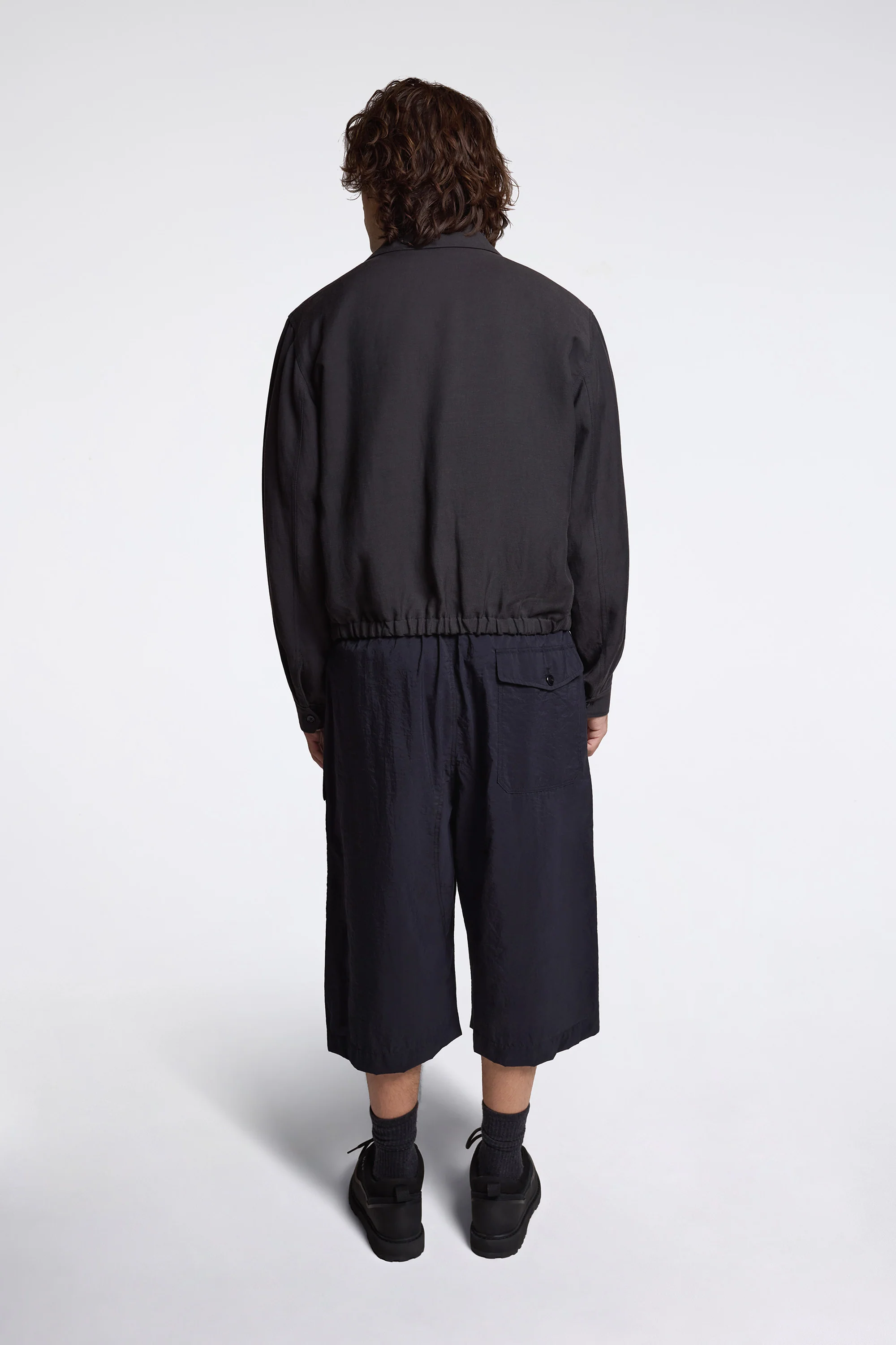 Short Blouson Ash Black - Image 7