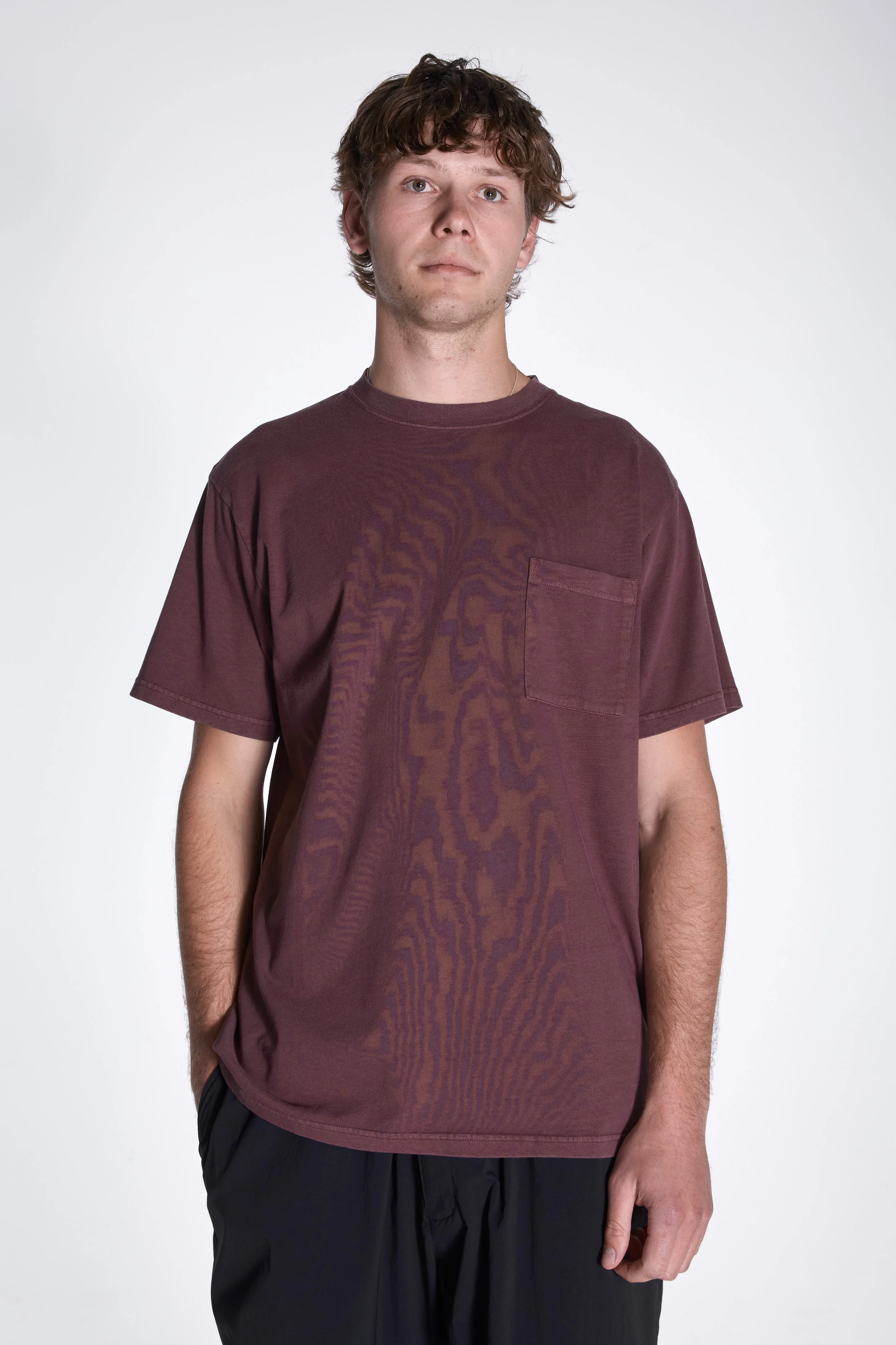 Garment Dyed T-Shirt Burgundy