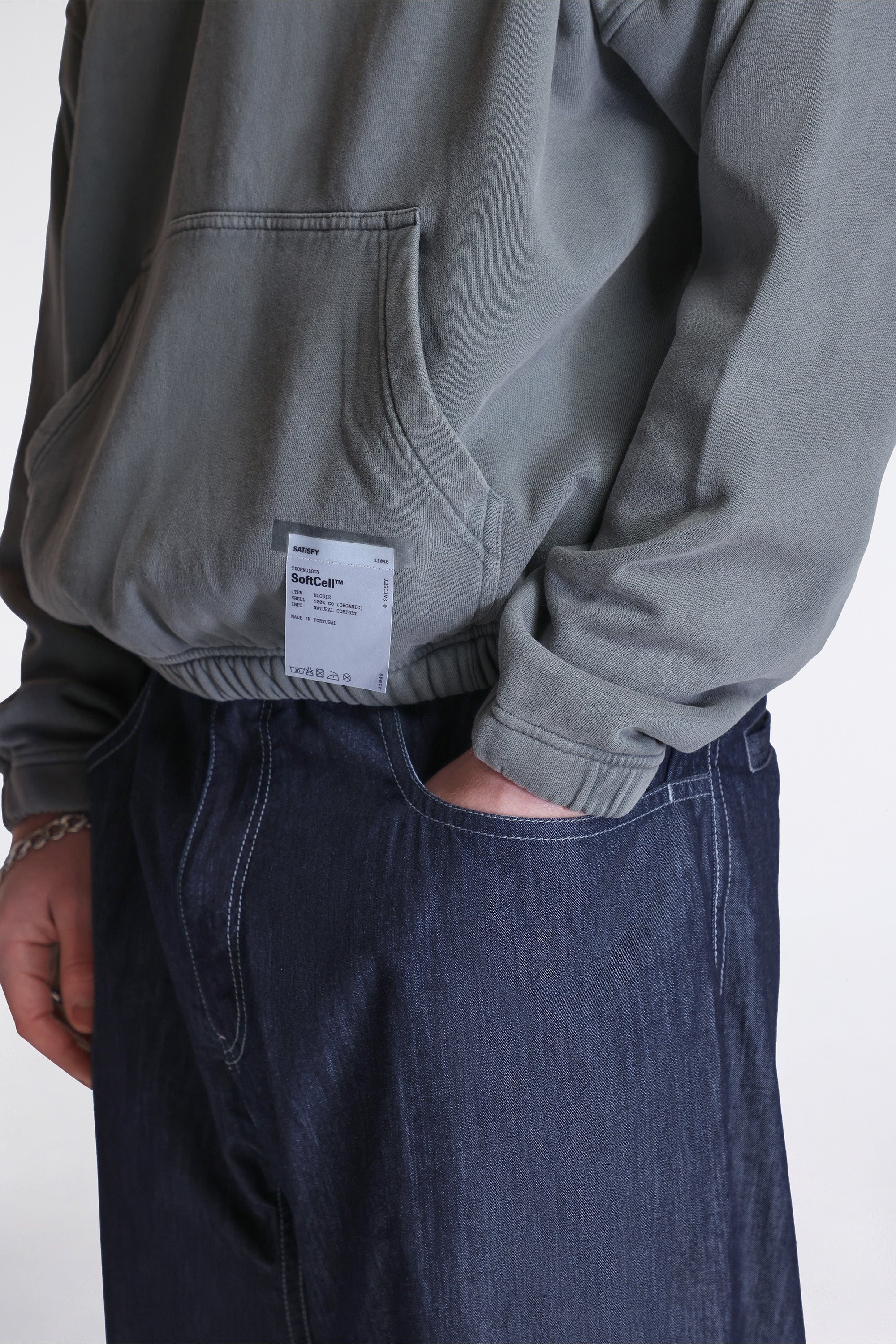 Softcell Hoodie Aged Grey - Image 5