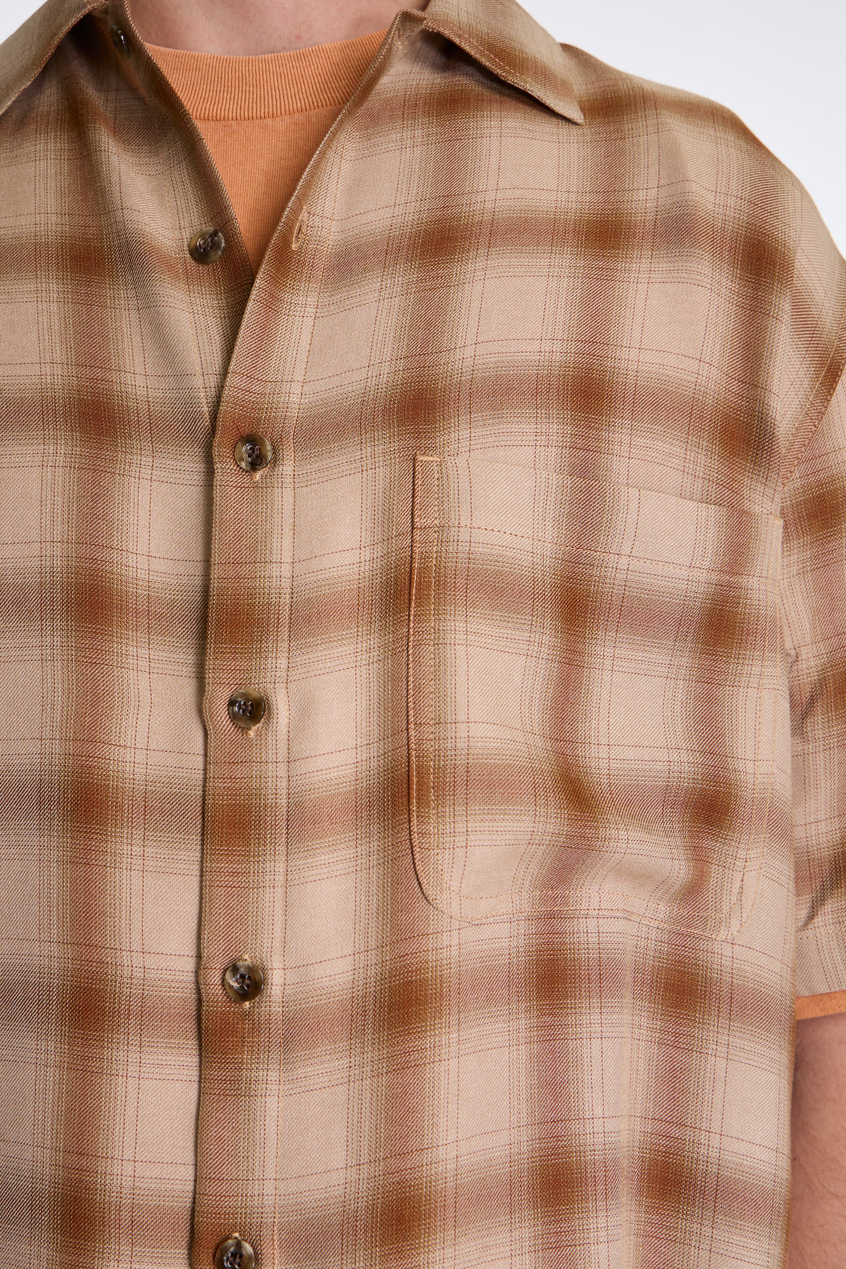 S/S Oversized Shirt Camel - Image 4