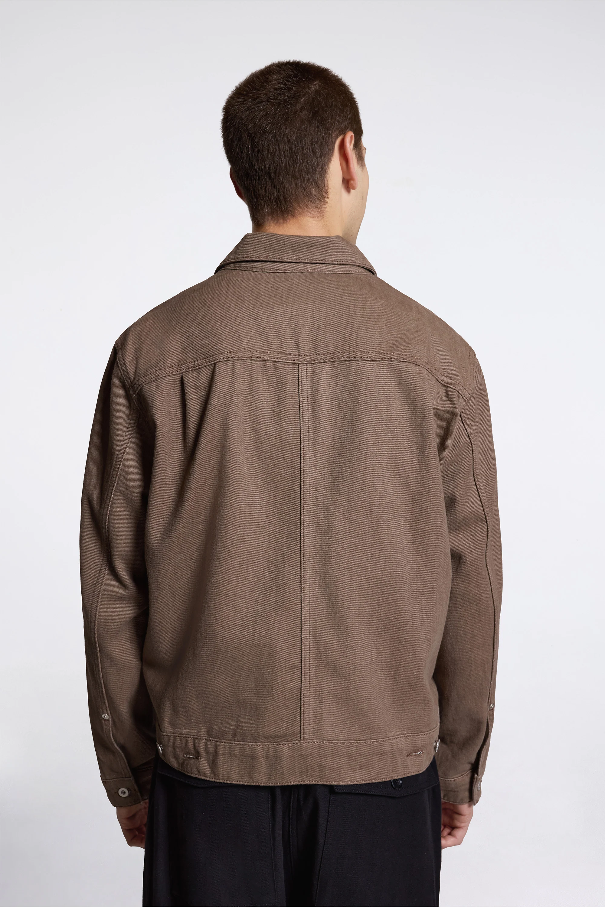 Storadal Resist Dyed Twill Type II Jacket Walnut - Image 2