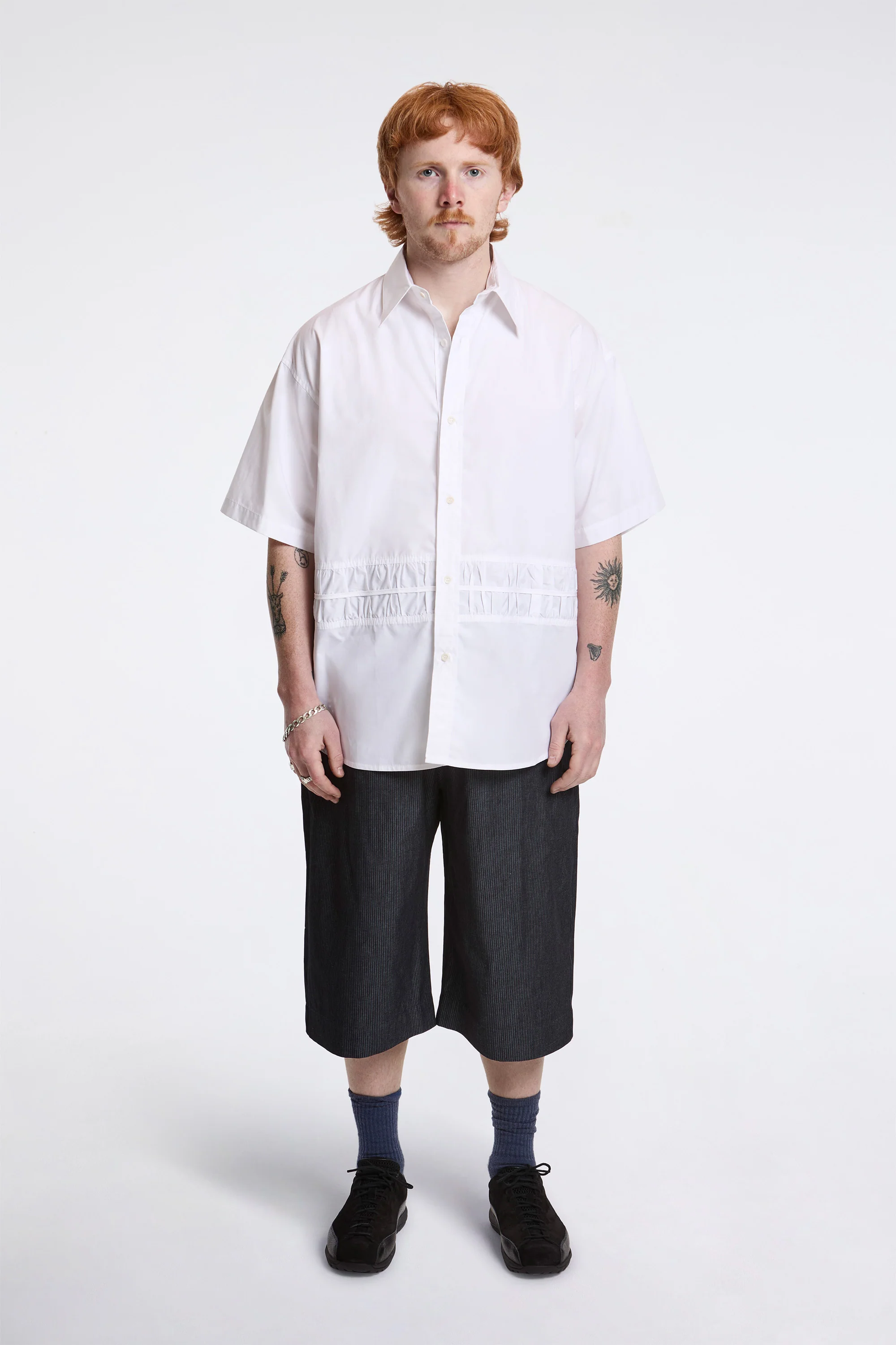 Stripe Shorts Indigo Stripe