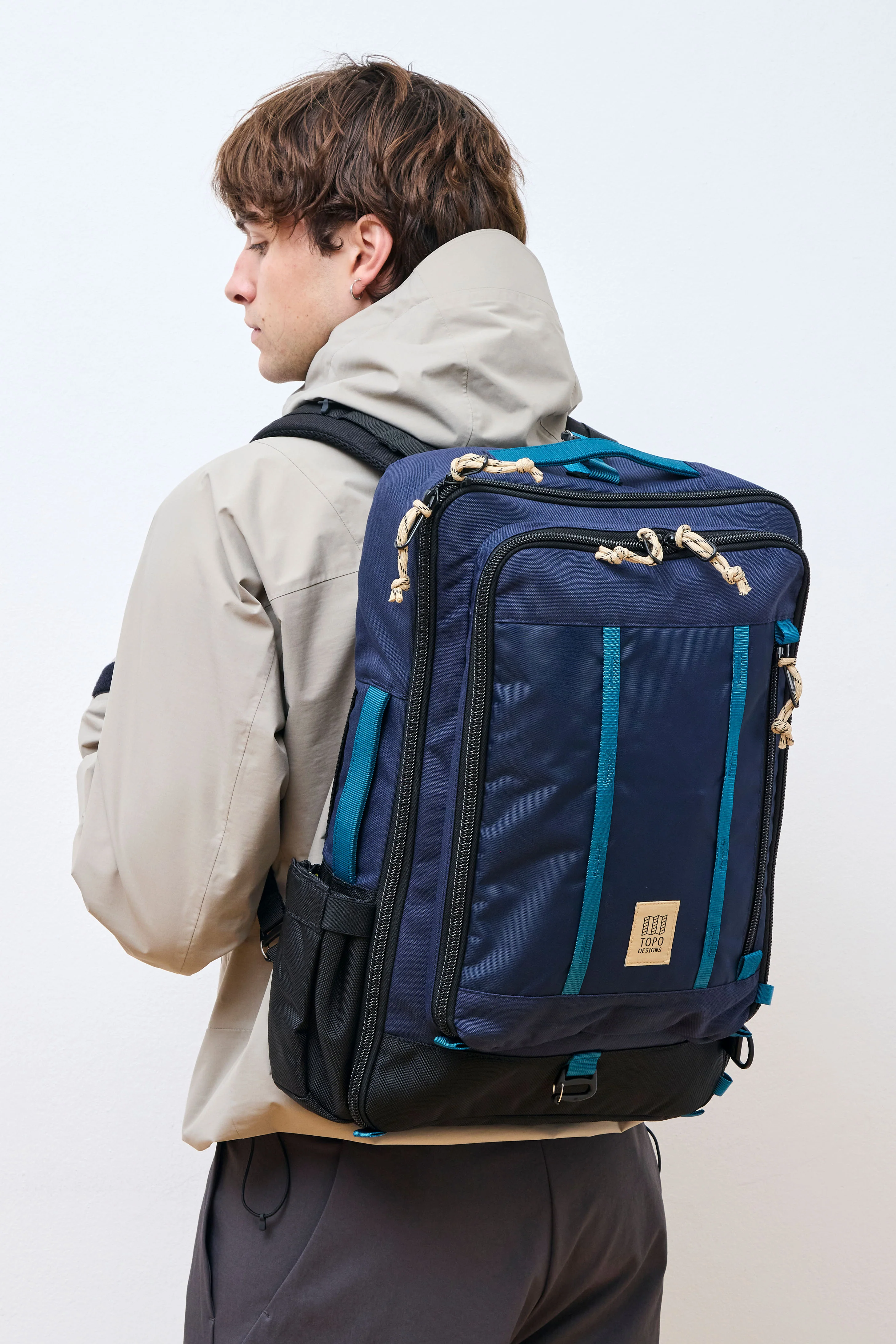 Global Travel Bag 30L Navy/Sahara - Image 3
