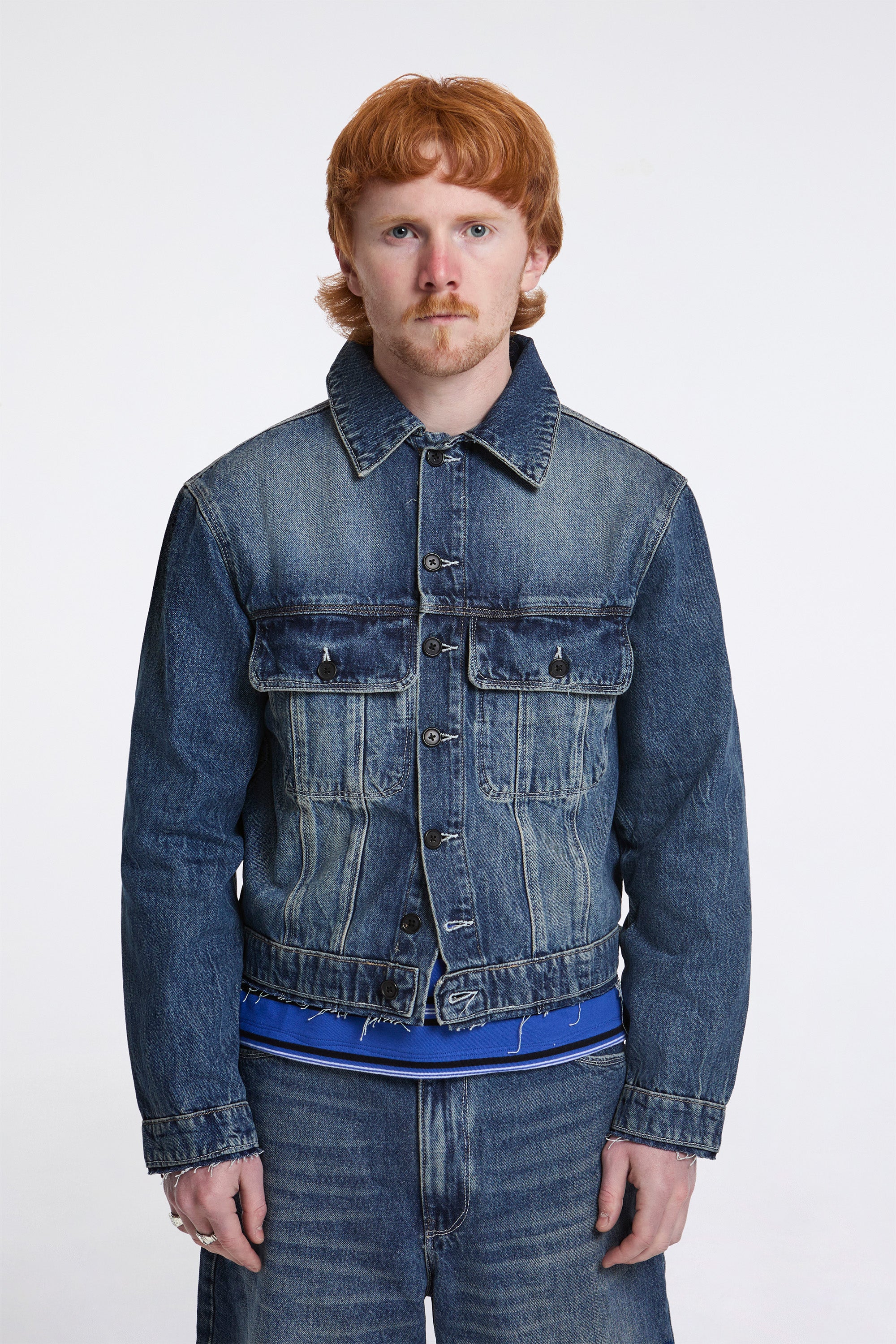 Trucker Denim Jacket Vintage Wash